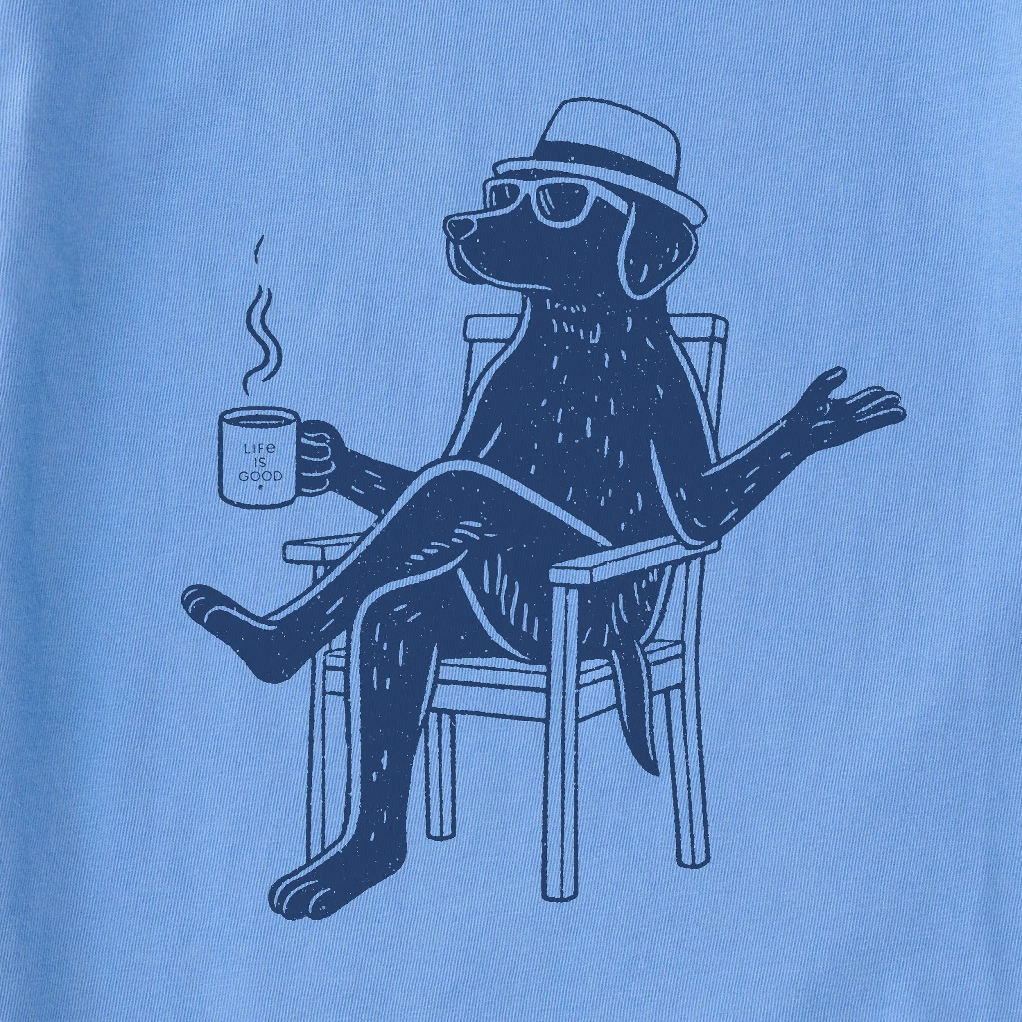 Women's Bert's Lab with Coffee Short Sleeve Crusher Boxy Tee Life is Good