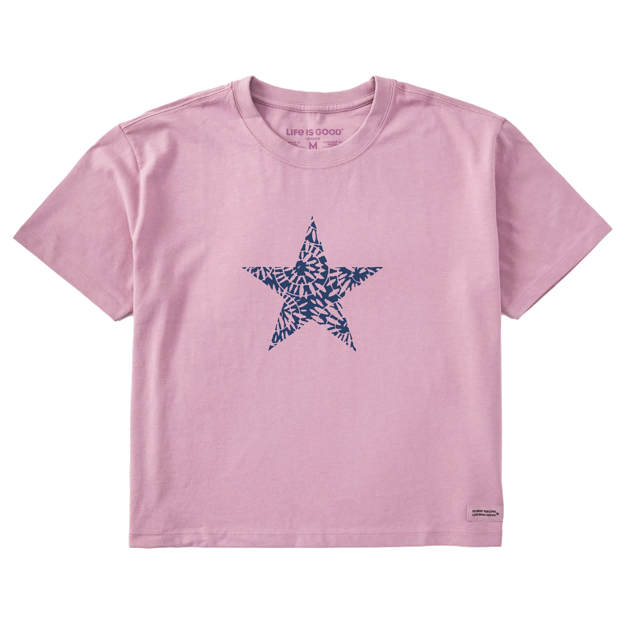 Women's Bert's Smashing Star Short Sleeve Crusher Boxy Tee Life is Good