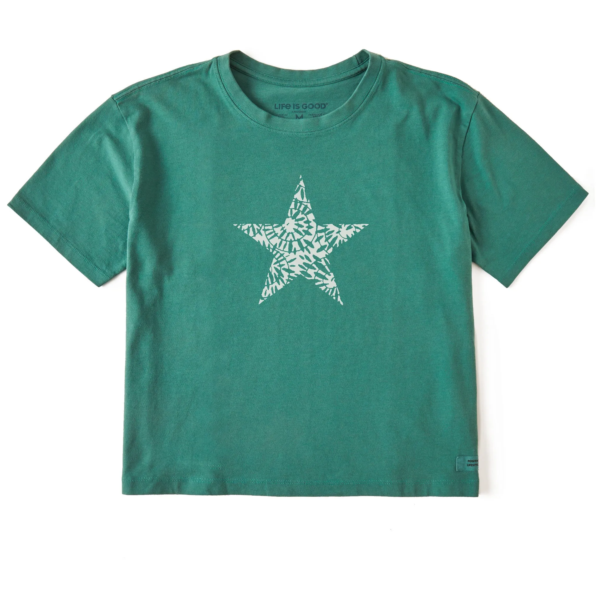 Women's Bert's Smashing Star Short Sleeve Crusher Boxy Tee Life is Good