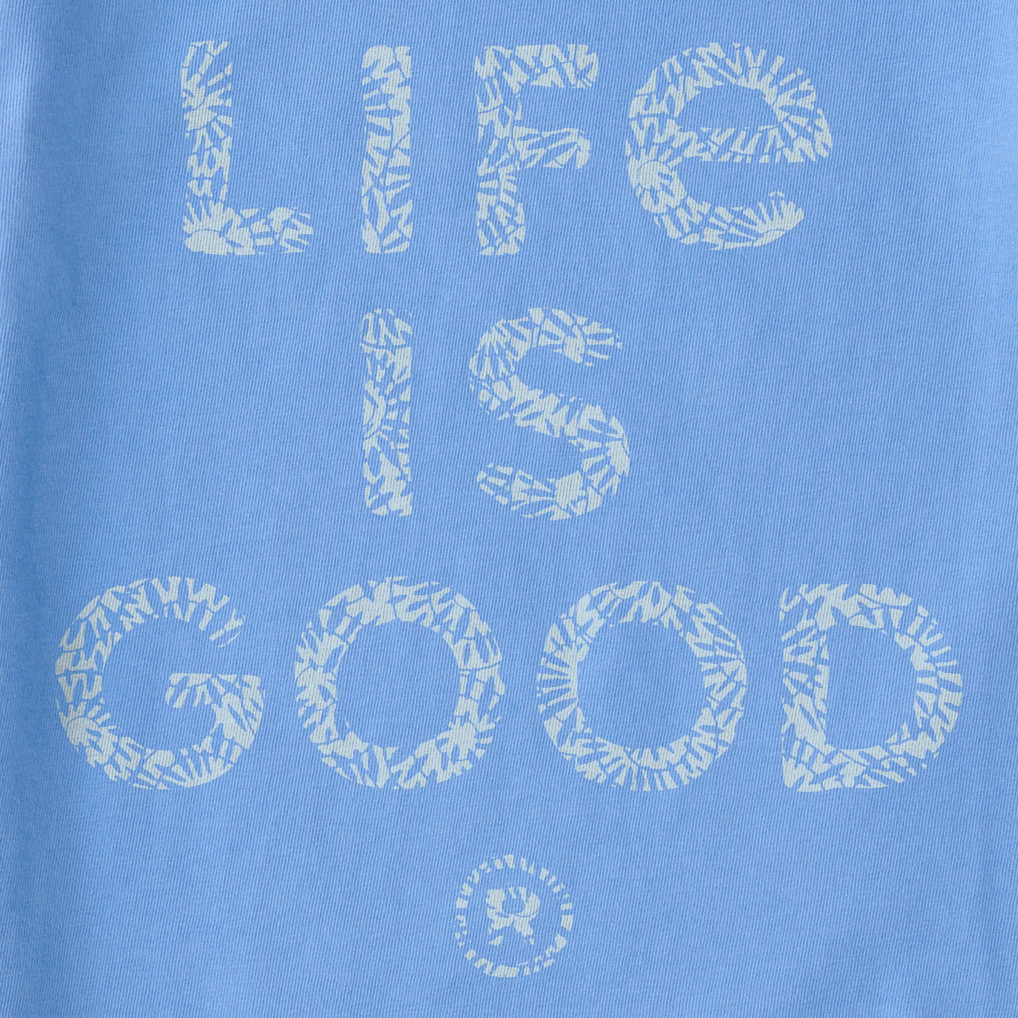 Women's Bert's Stacked Smashing LIG Short Sleeve Crusher Boxy Tee Life is Good