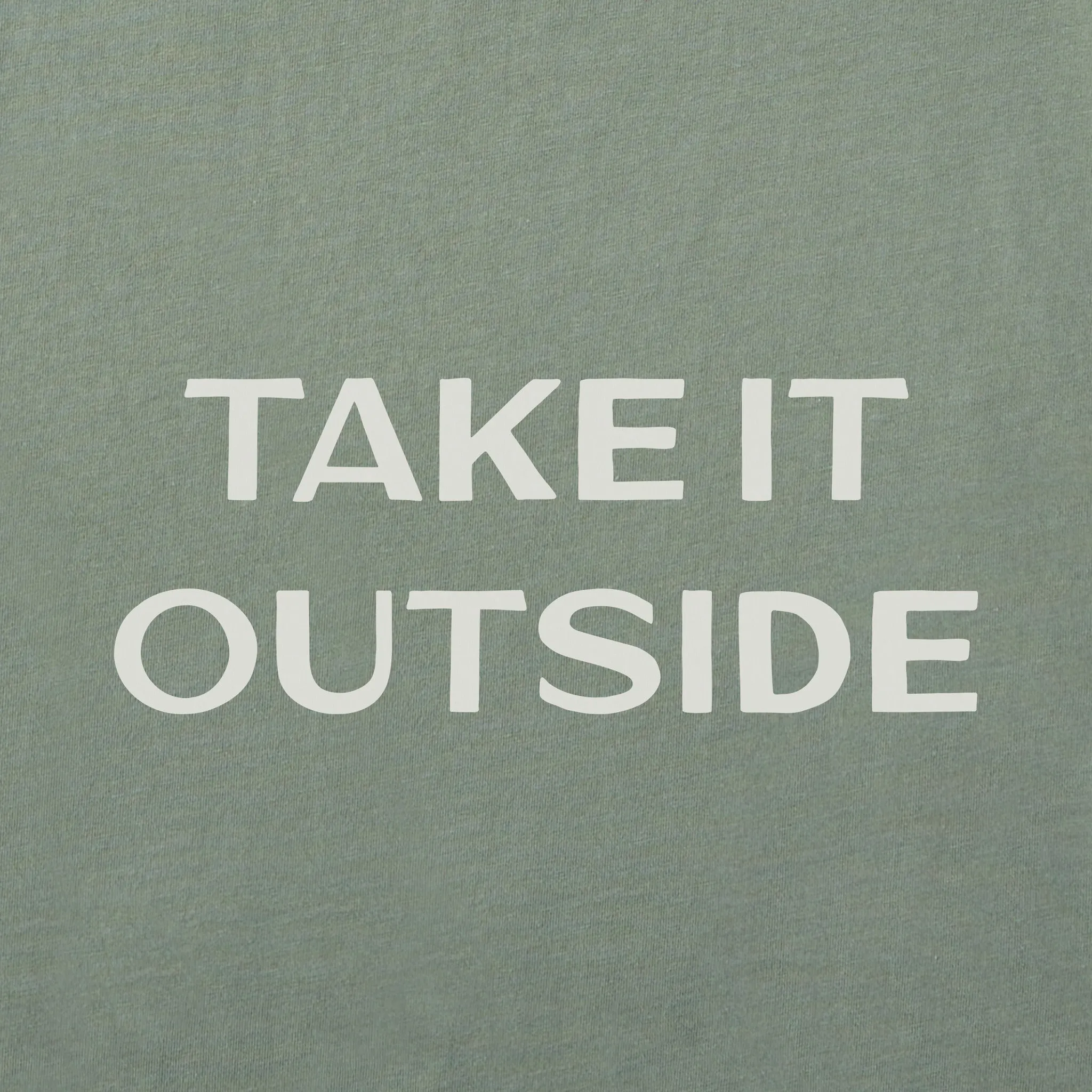 Women's Bert's Take it Outside Short Sleeve Crusher Tee Life is Good