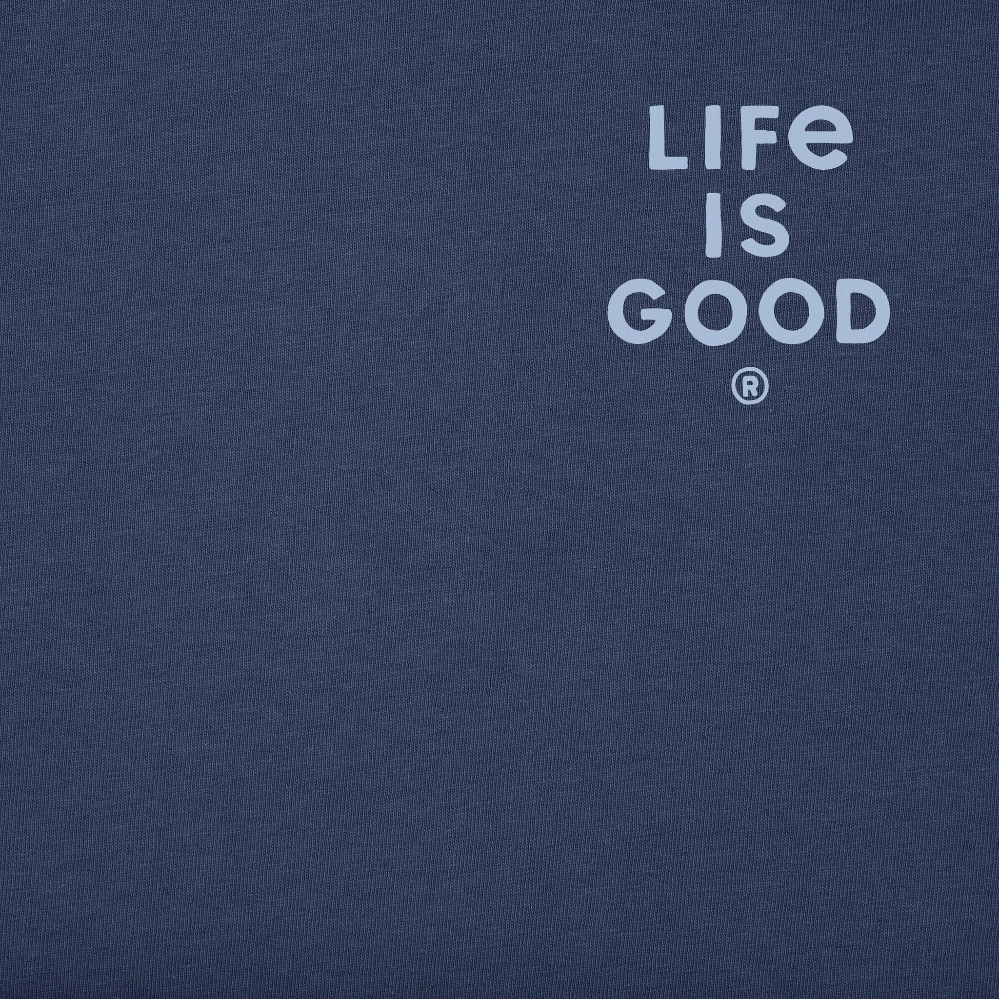 Women's Bert's Turn up the Love Short Sleeve Crusher Tee Life is Good