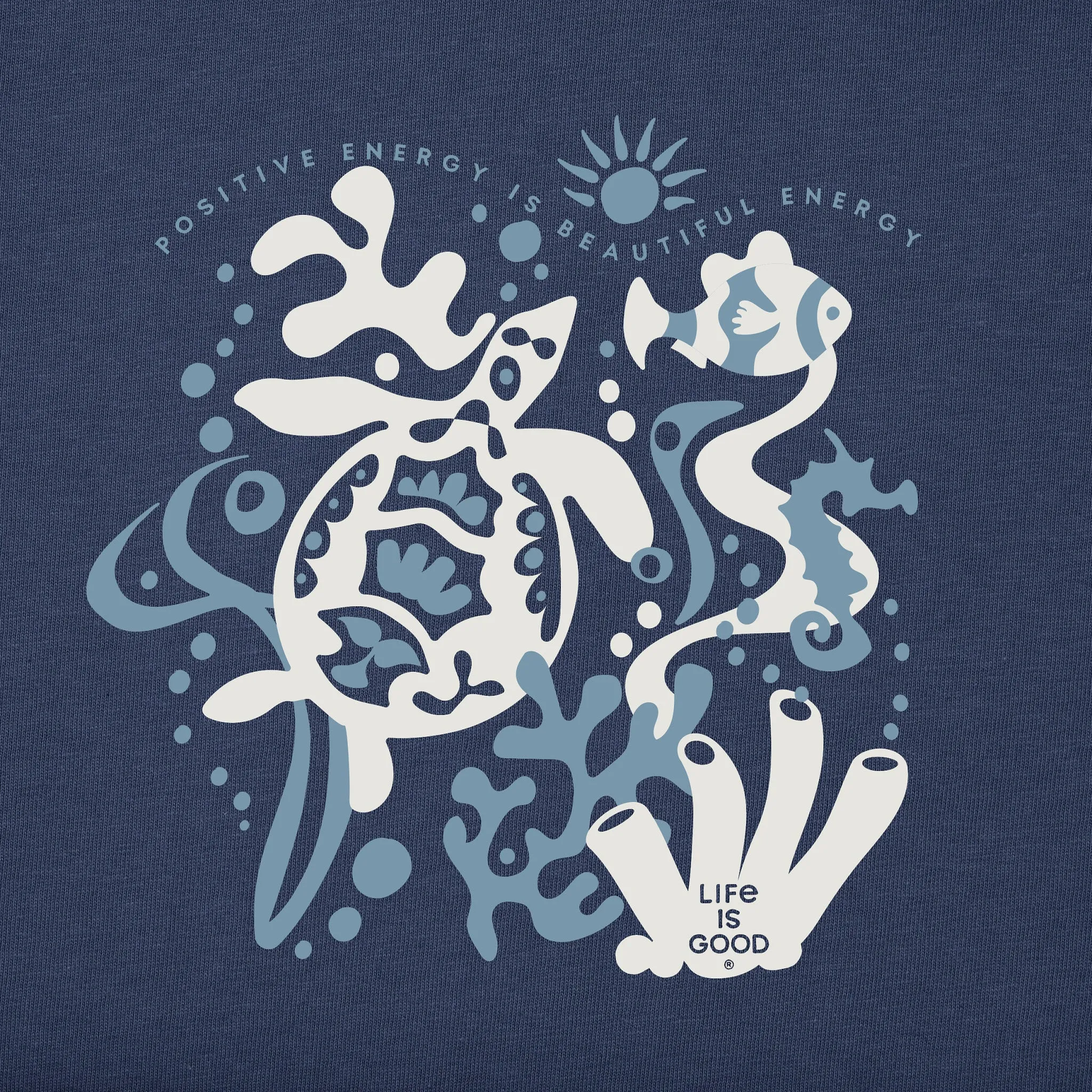 Women's Bert's Turtle Medley Short Sleeve Crusher Tee Life is Good