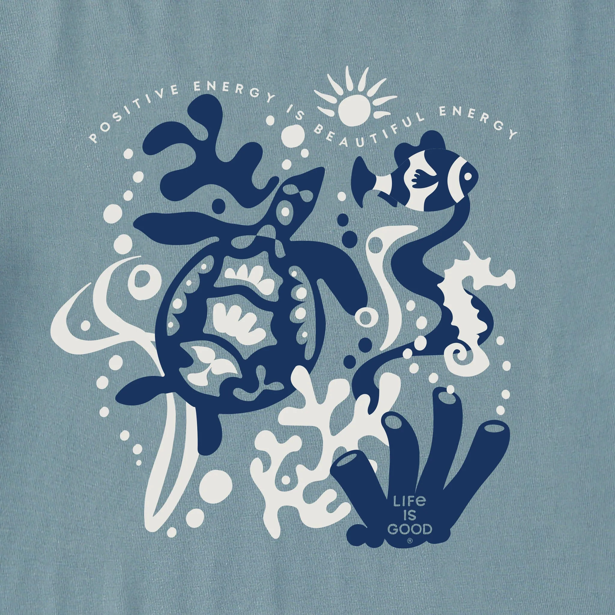 Women's Bert's Turtle Medley Short Sleeve Crusher Tee Life is Good