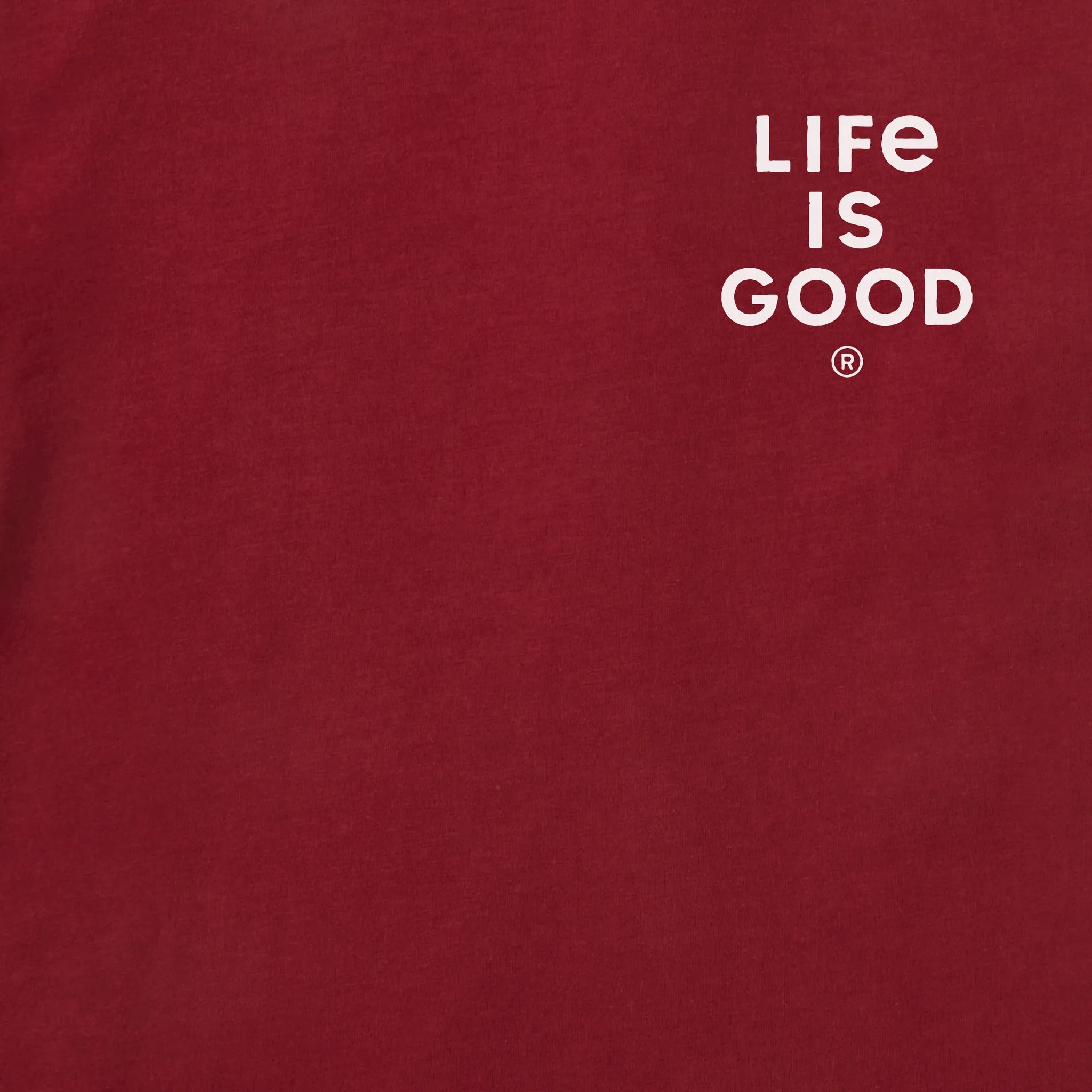 Women's Bert's USA Manifesto Short Sleeve Crusher Tee Life is Good