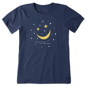 Women's Best Moon & Stars Short Sleeve Tee Life is Good