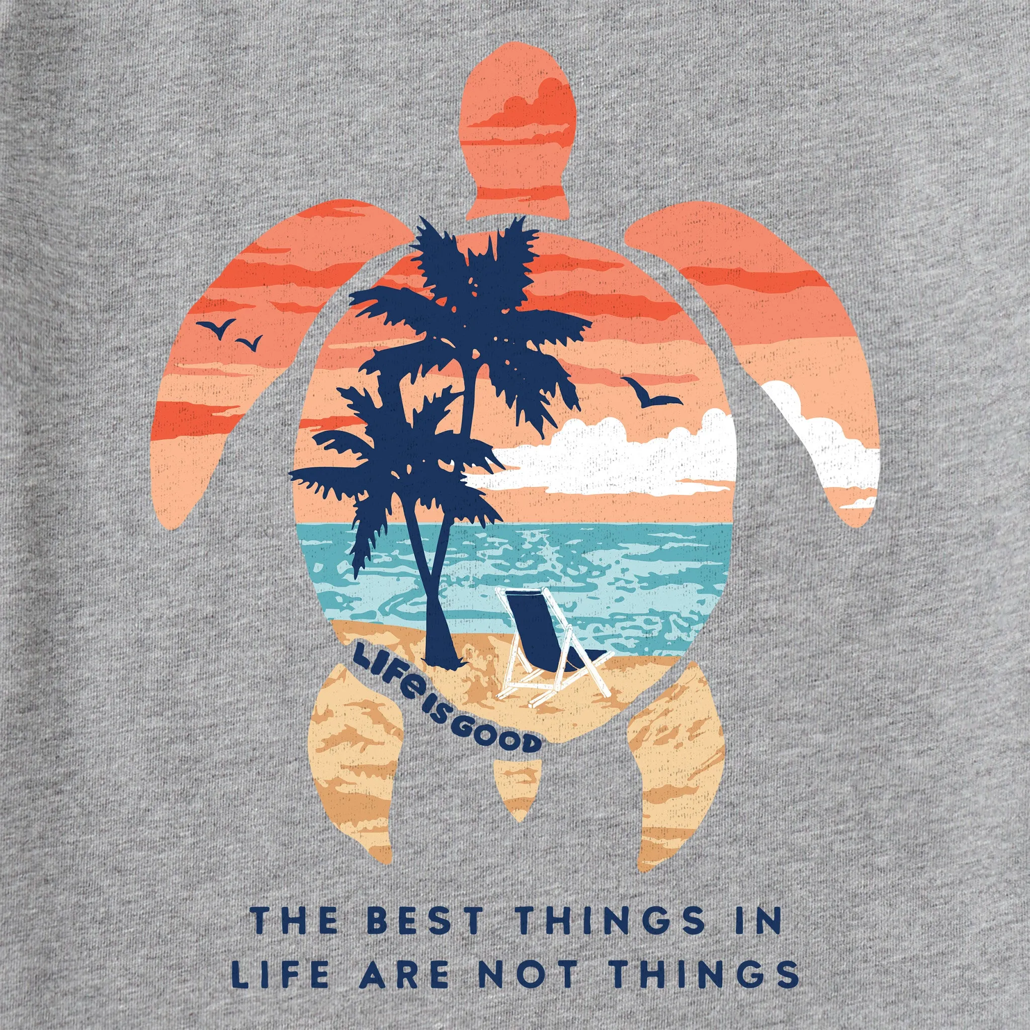 Women's Best Things Sea Turtle Beach Crusher Tank Life is Good