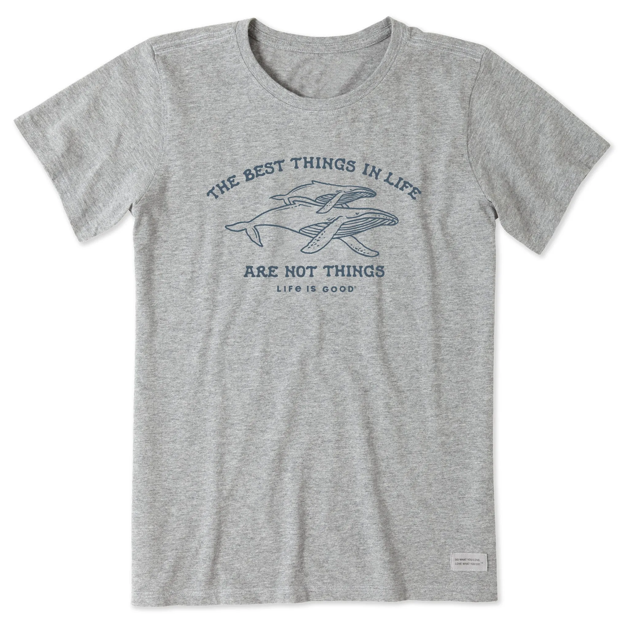 Women's Best Things Whales Short Sleeve Tee Life is Good
