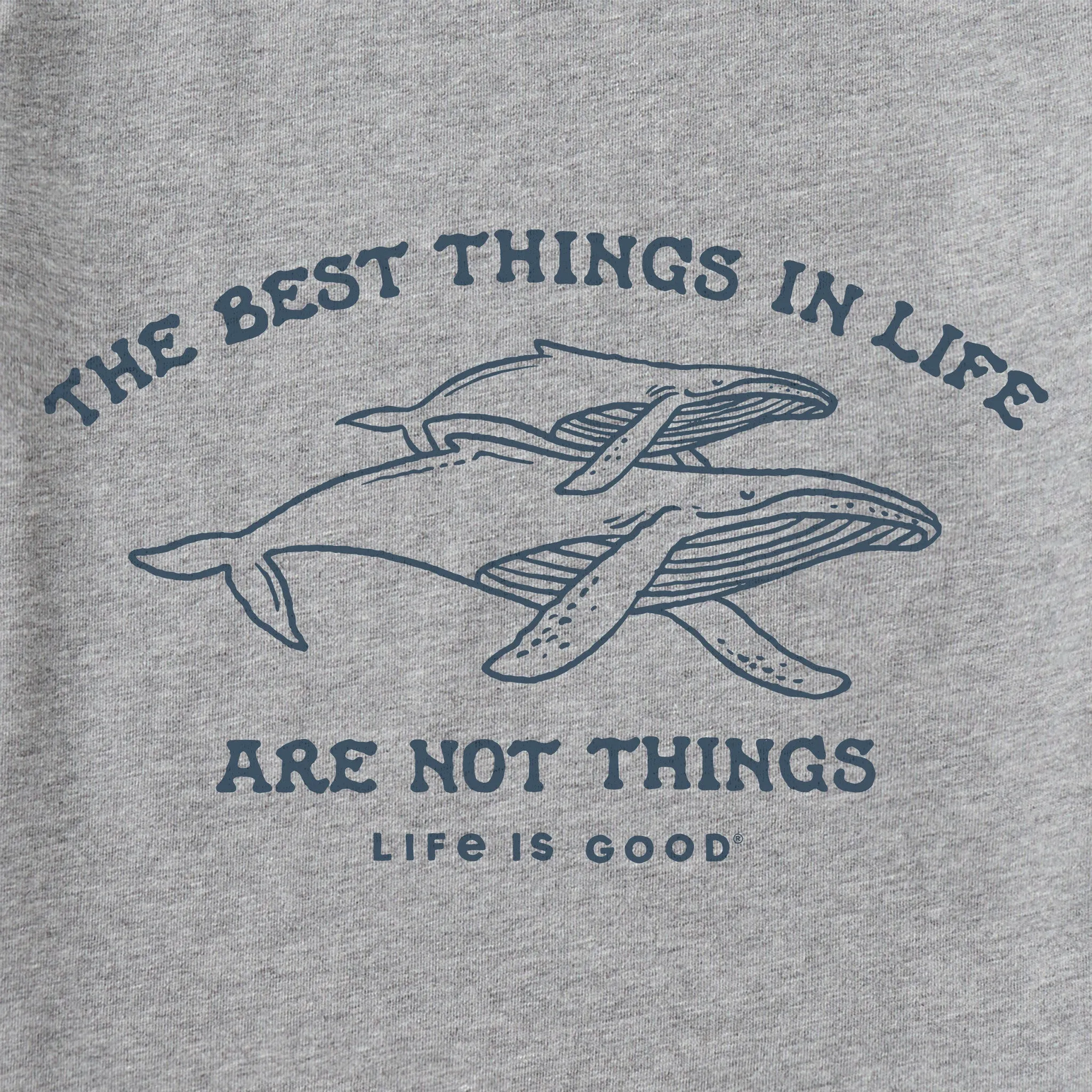 Women's Best Things Whales Short Sleeve Tee Life is Good