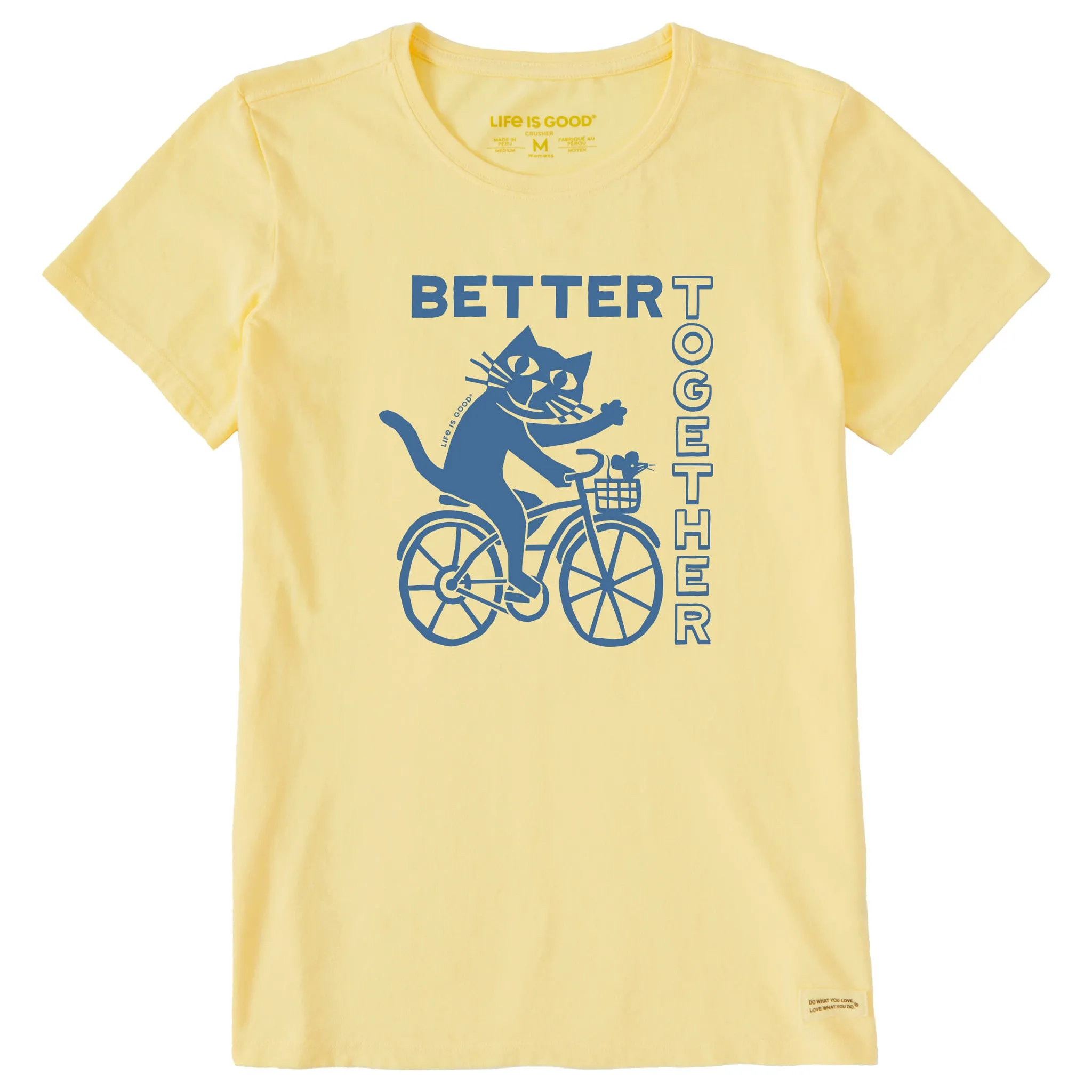 Women's Better Together Cat Short Sleeve Tee Life is Good