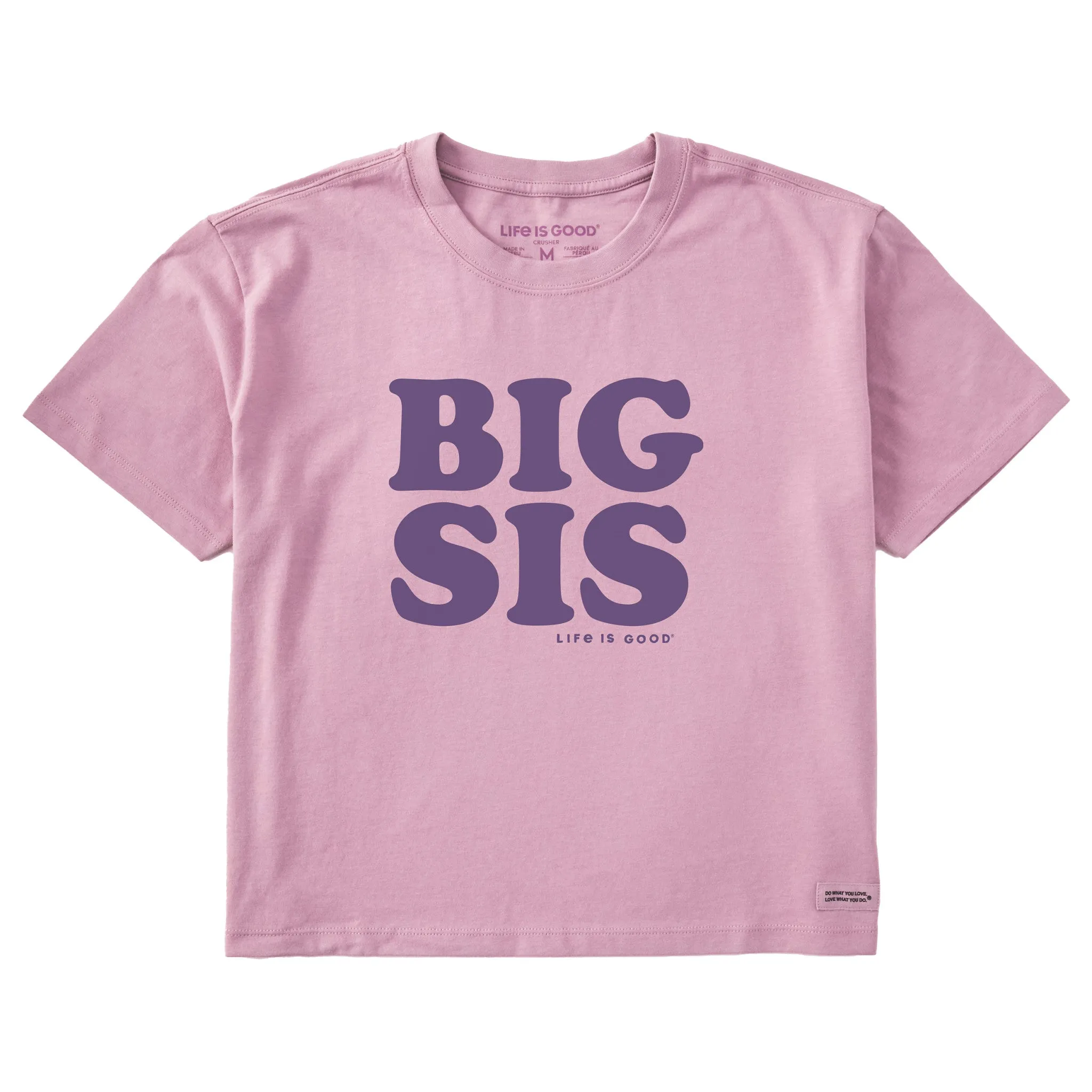 Women's Big Sis Short Sleeve Crusher Boxy Tee Life is Good