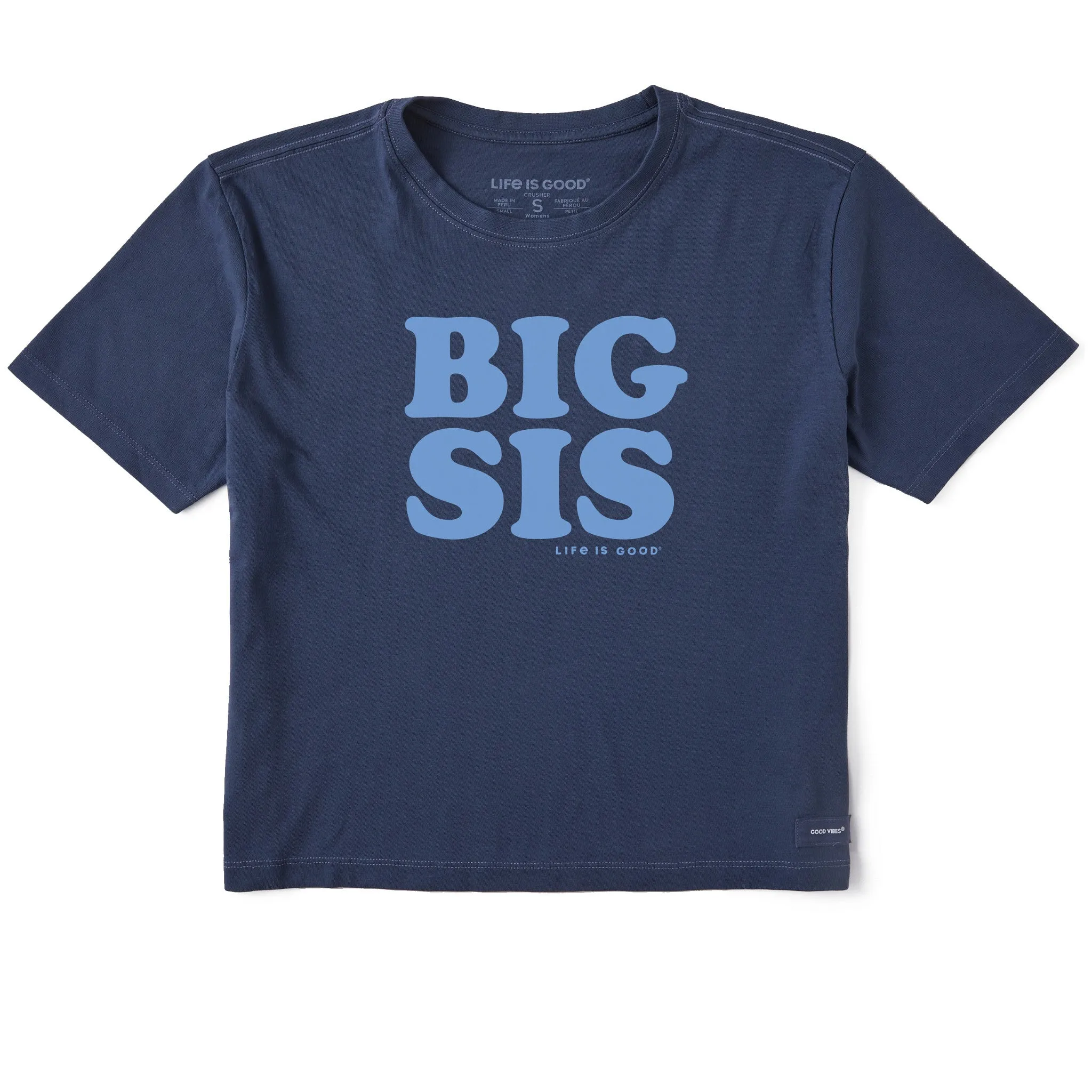Women's Big Sis Short Sleeve Crusher Boxy Tee Life is Good
