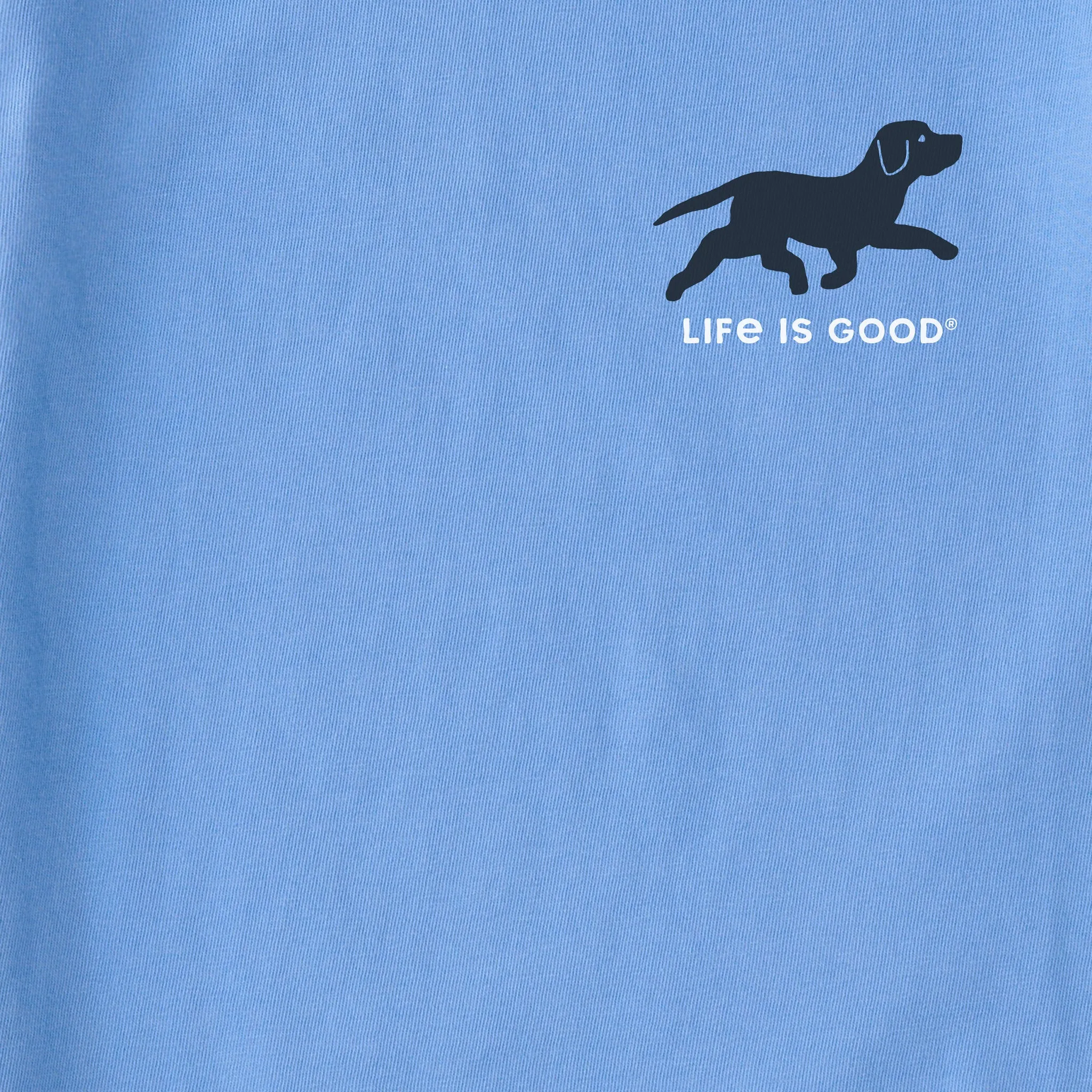 Women's Black Lab Retrievin' Short Sleeve Tee Life is Good