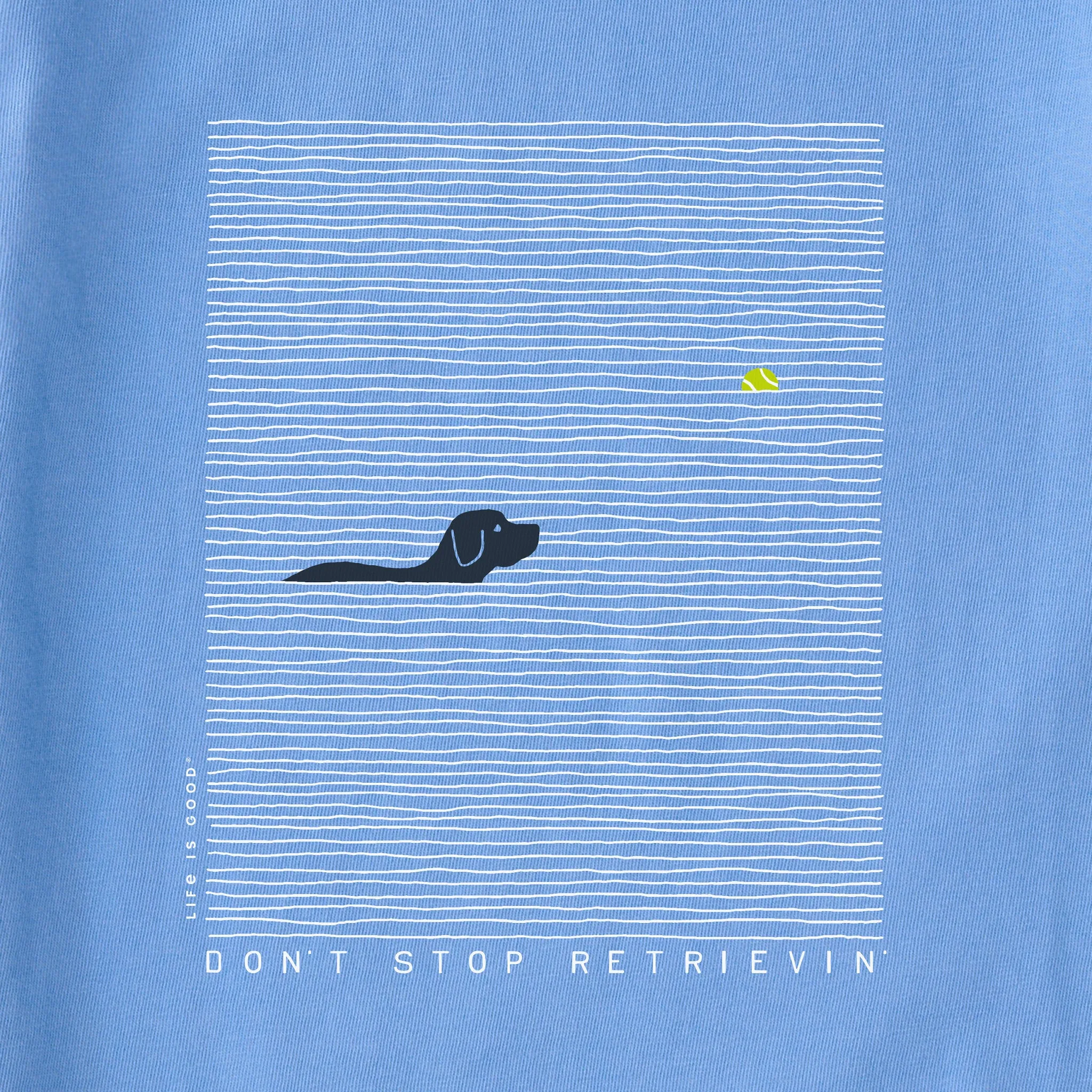 Women's Black Lab Retrievin' Short Sleeve Tee Life is Good