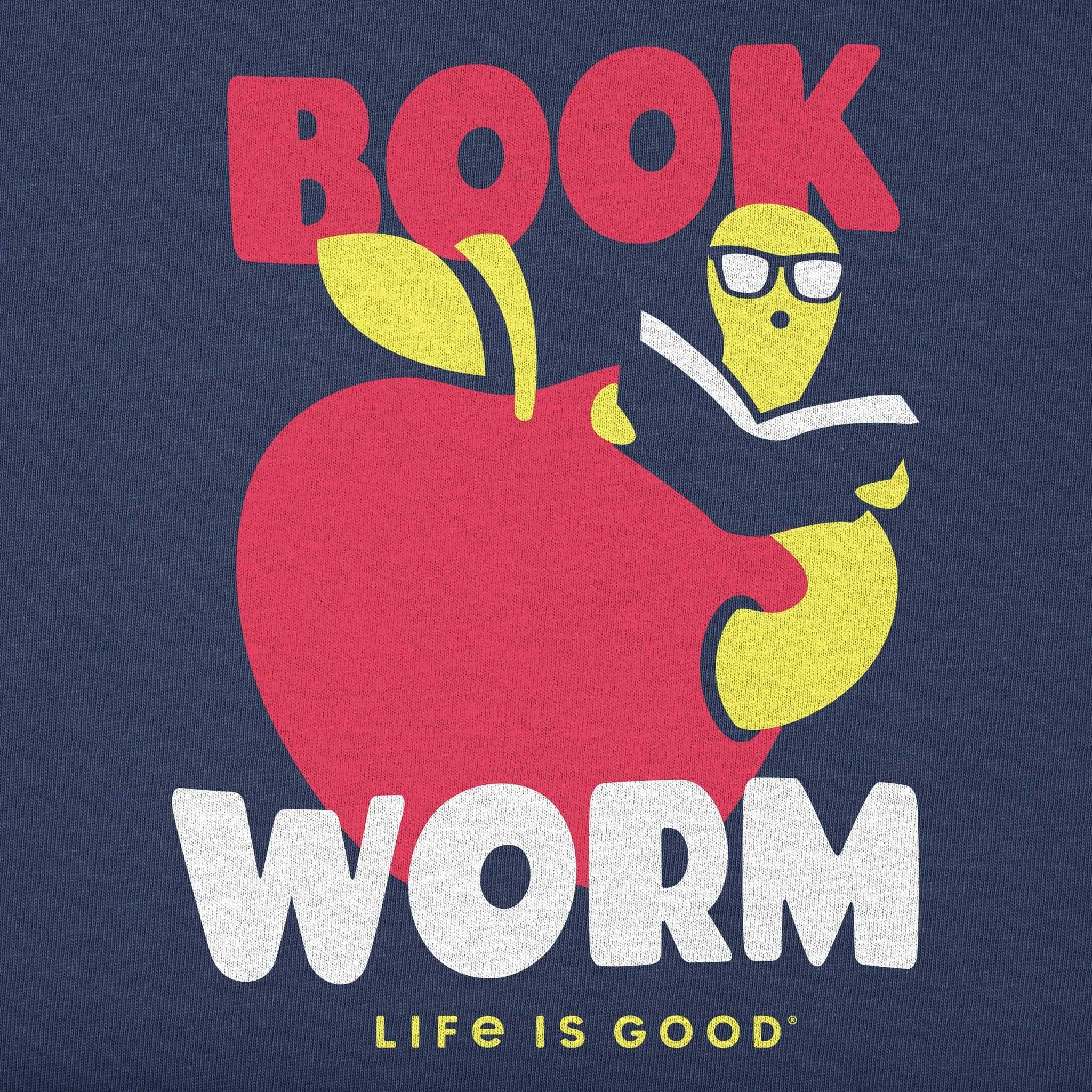 Women's Book Worm Short Sleeve Tee Life is Good