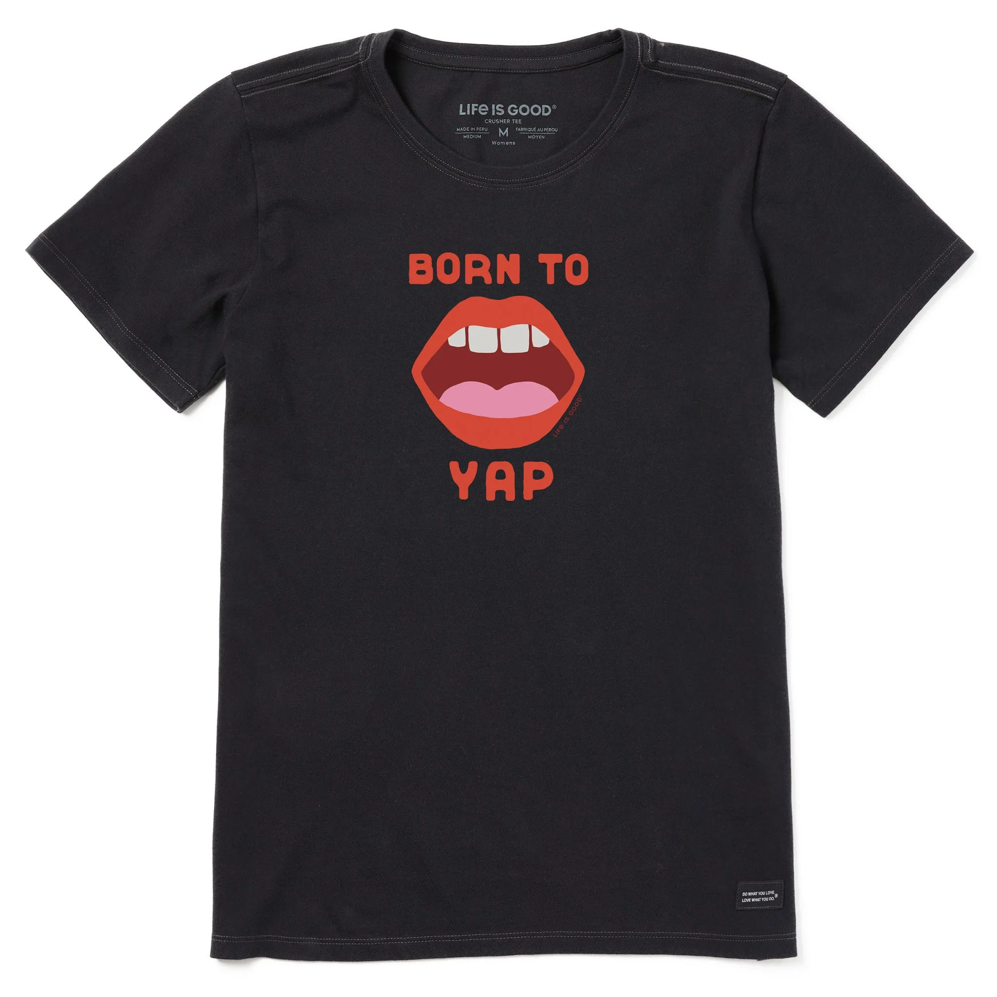 Women's Born to Yap Short Sleeve Tee Life is Good