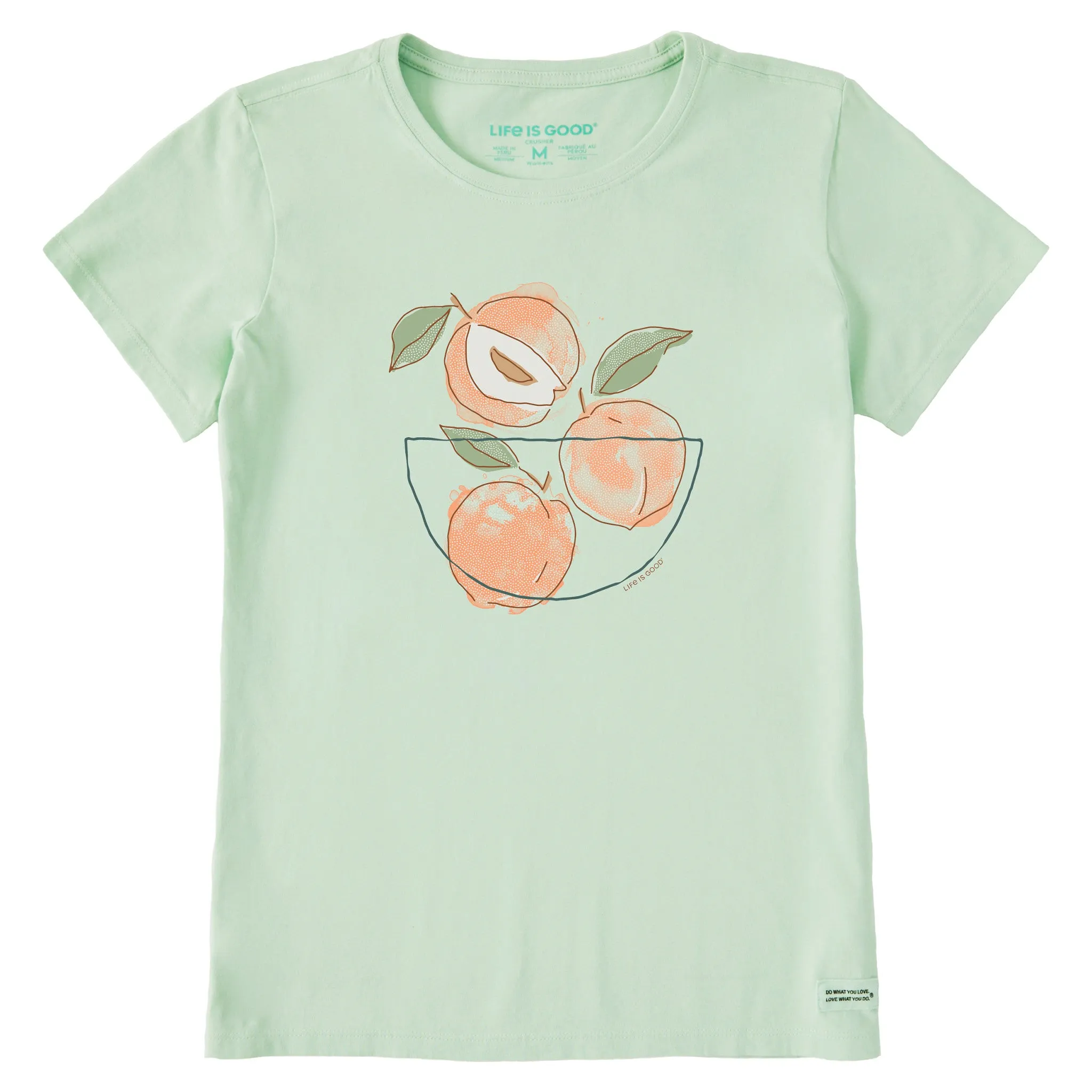 Women's Bowl of Peaches Short Sleeve Crusher Tee Life is Good