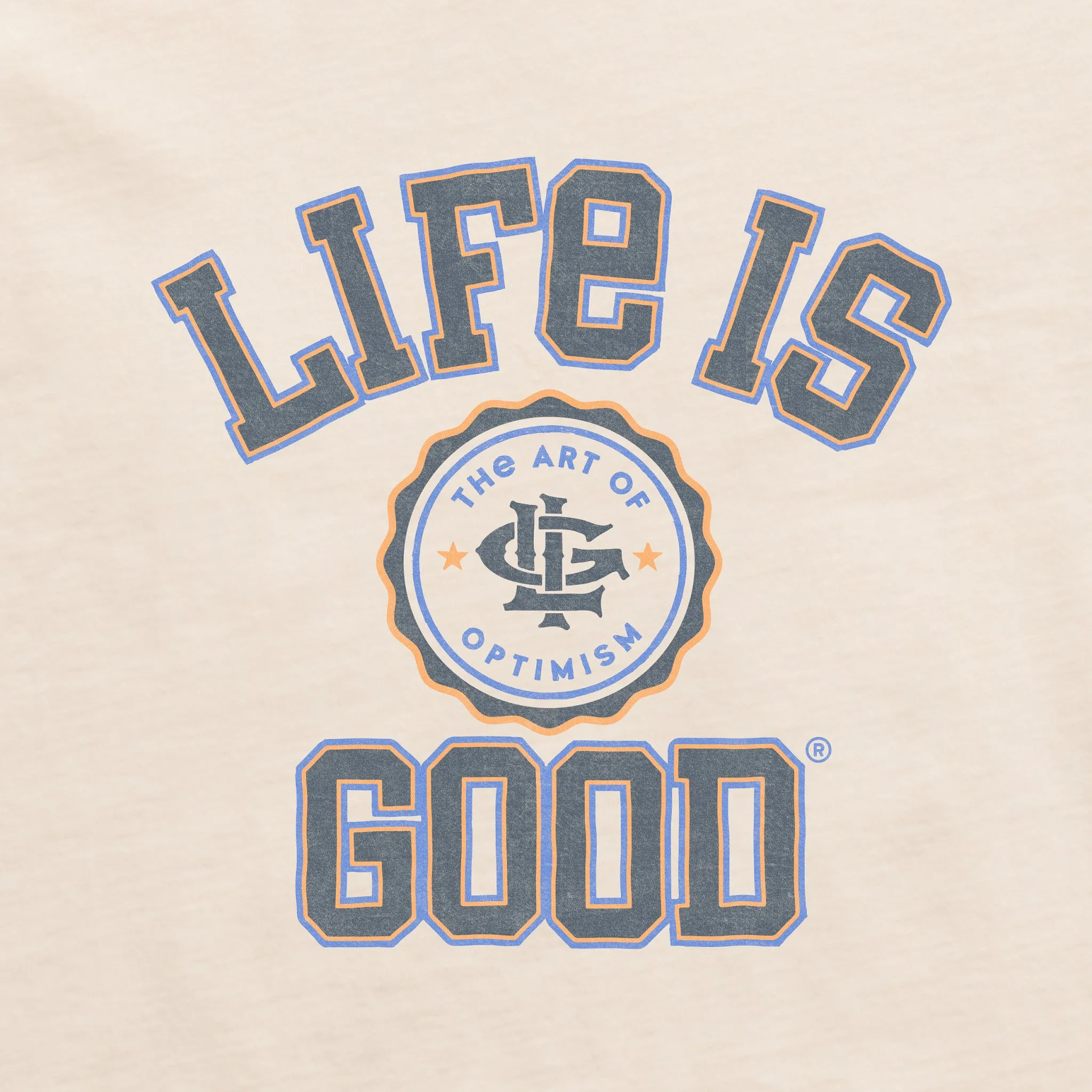 Women's Branded Seal Crusher Boxy Hoodie Life is Good