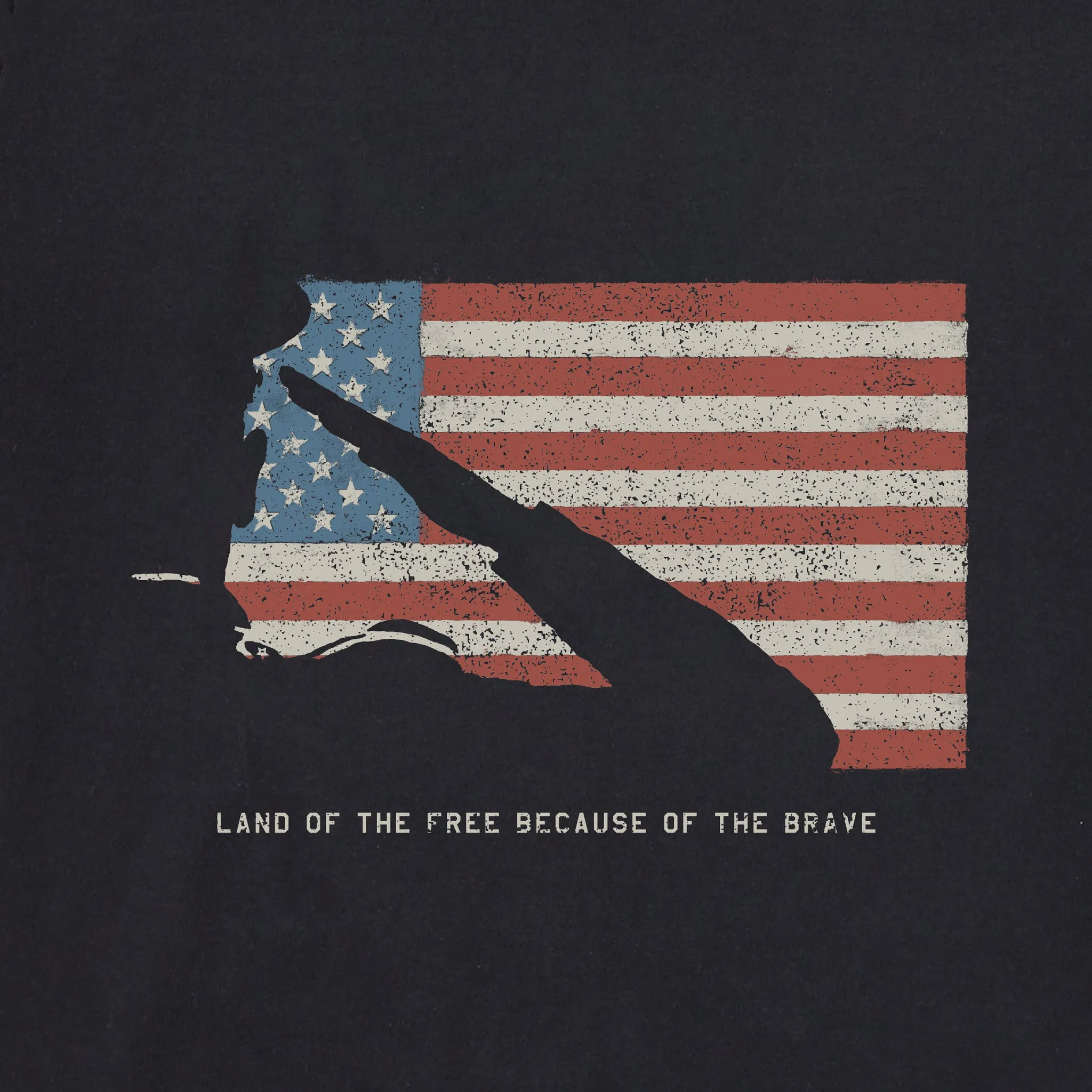 Women's Brave Flag Short Sleeve Tee Life is Good