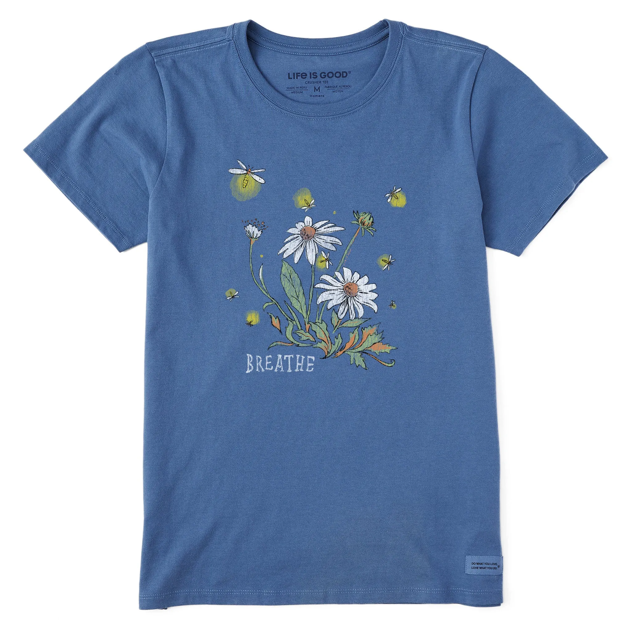 Women's Breathe Daisies Short Sleeve Crusher Tee Life is Good