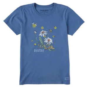 Women's Breathe Daisies Short Sleeve Crusher Tee Life is Good