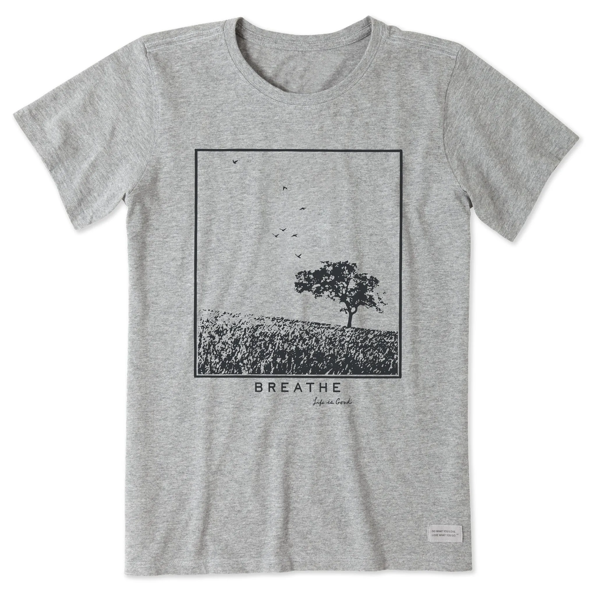 Women's Breathe Prairie Short Sleeve Crusher Tee Life is Good