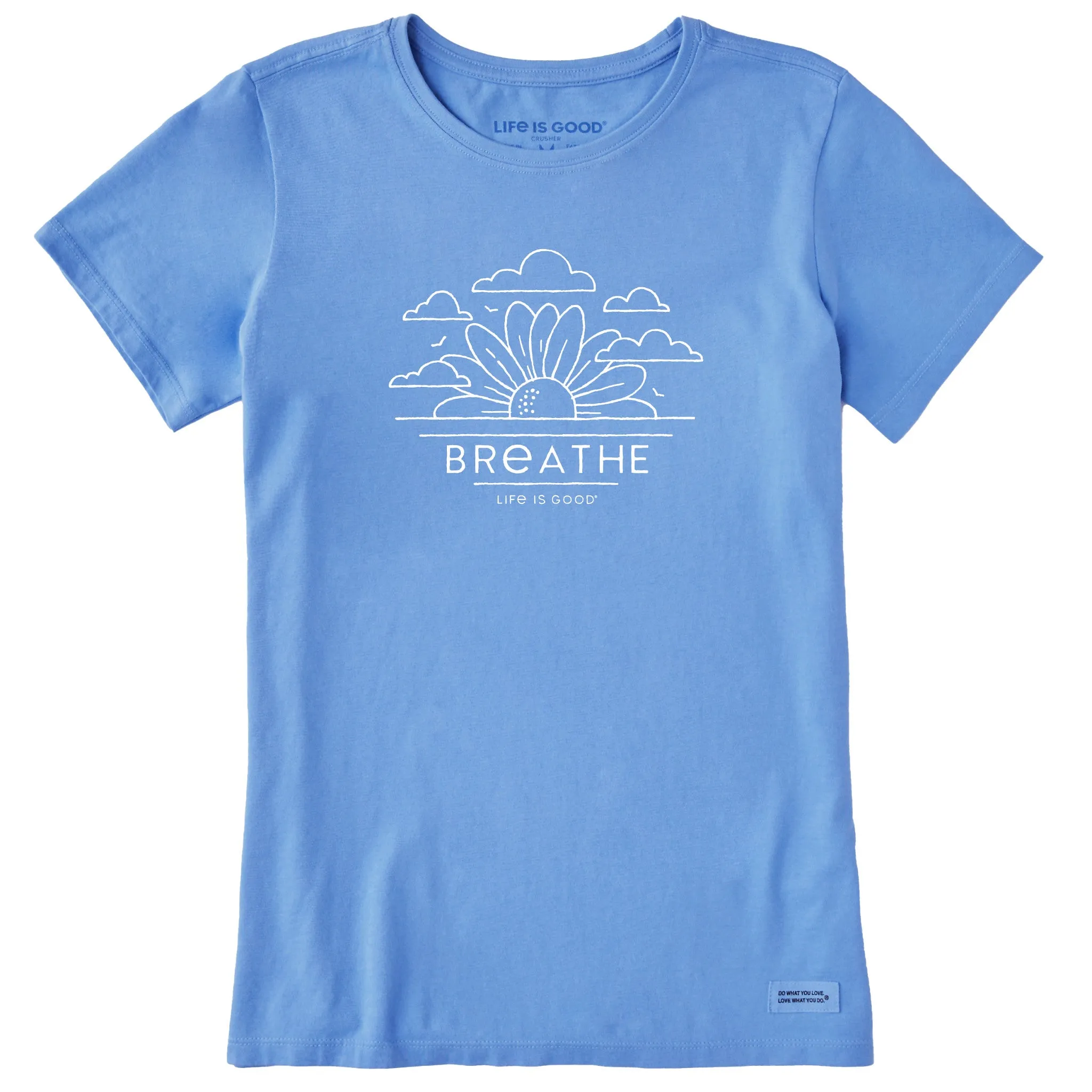 Women's Breathe Sunflower Sunrise Short Sleeve Crusher Tee Life is Good