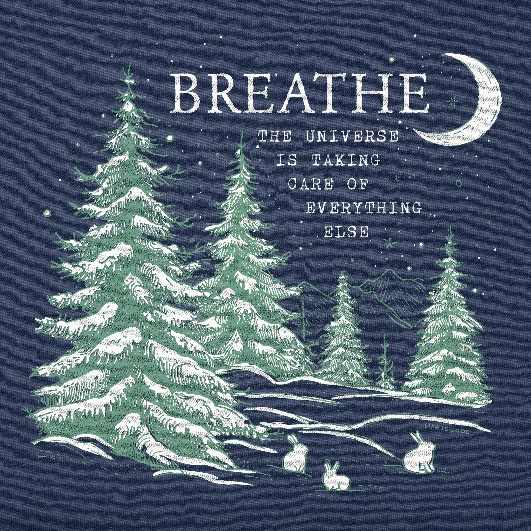 Women's Breathe Universe Pines Short Sleeve Crusher Tee Life is Good