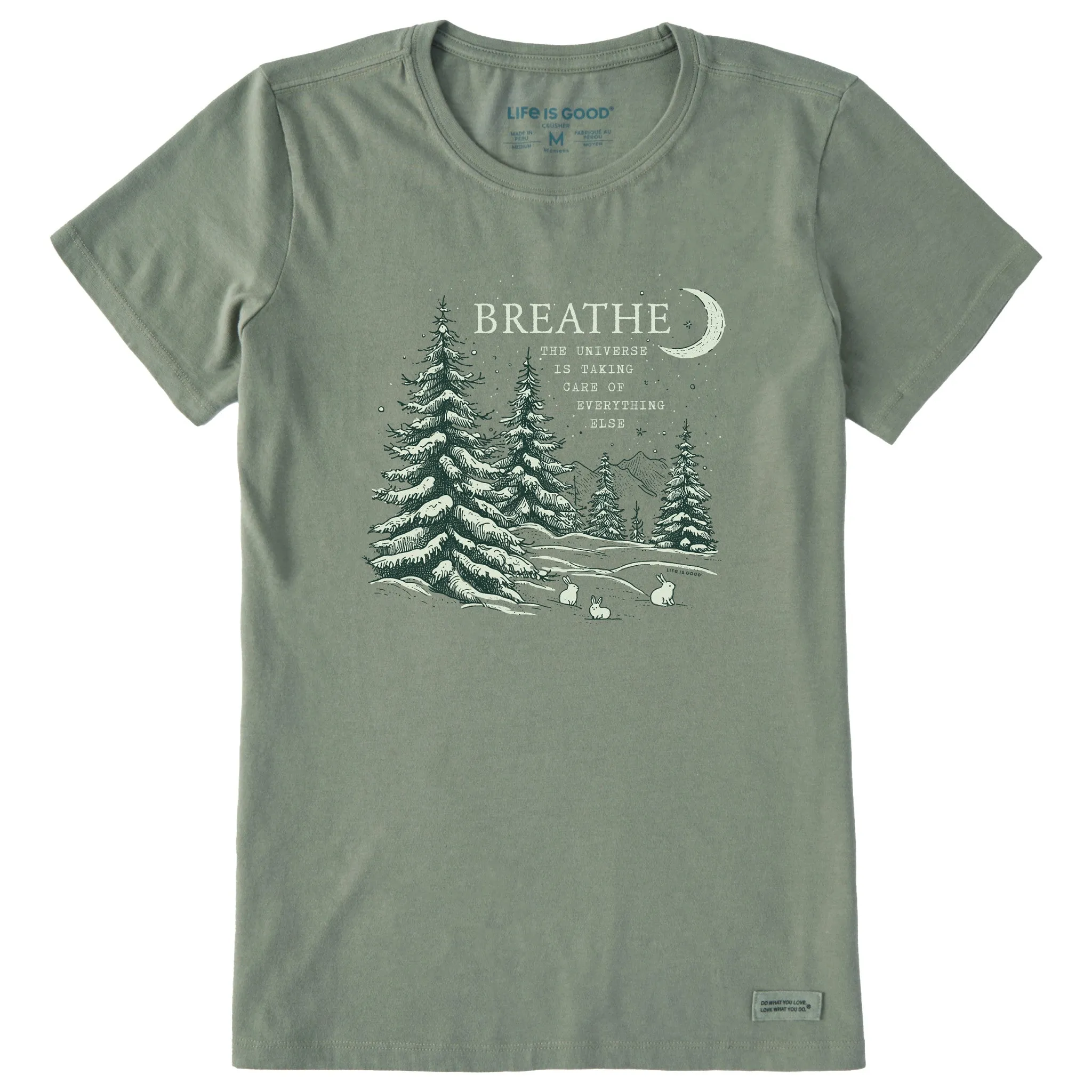Women's Breathe Universe Pines Short Sleeve Crusher Tee Life is Good