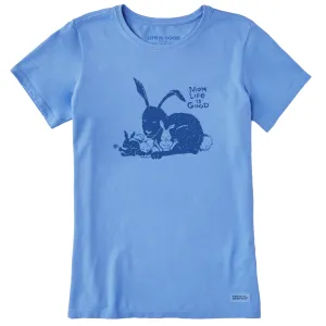 Women's Bunny Mom Short Sleeve Crusher Tee Life is Good