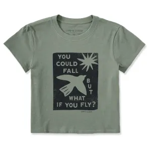 Women's But What if You Fly? Crusher-LITE Shrunken Tee Life is Good