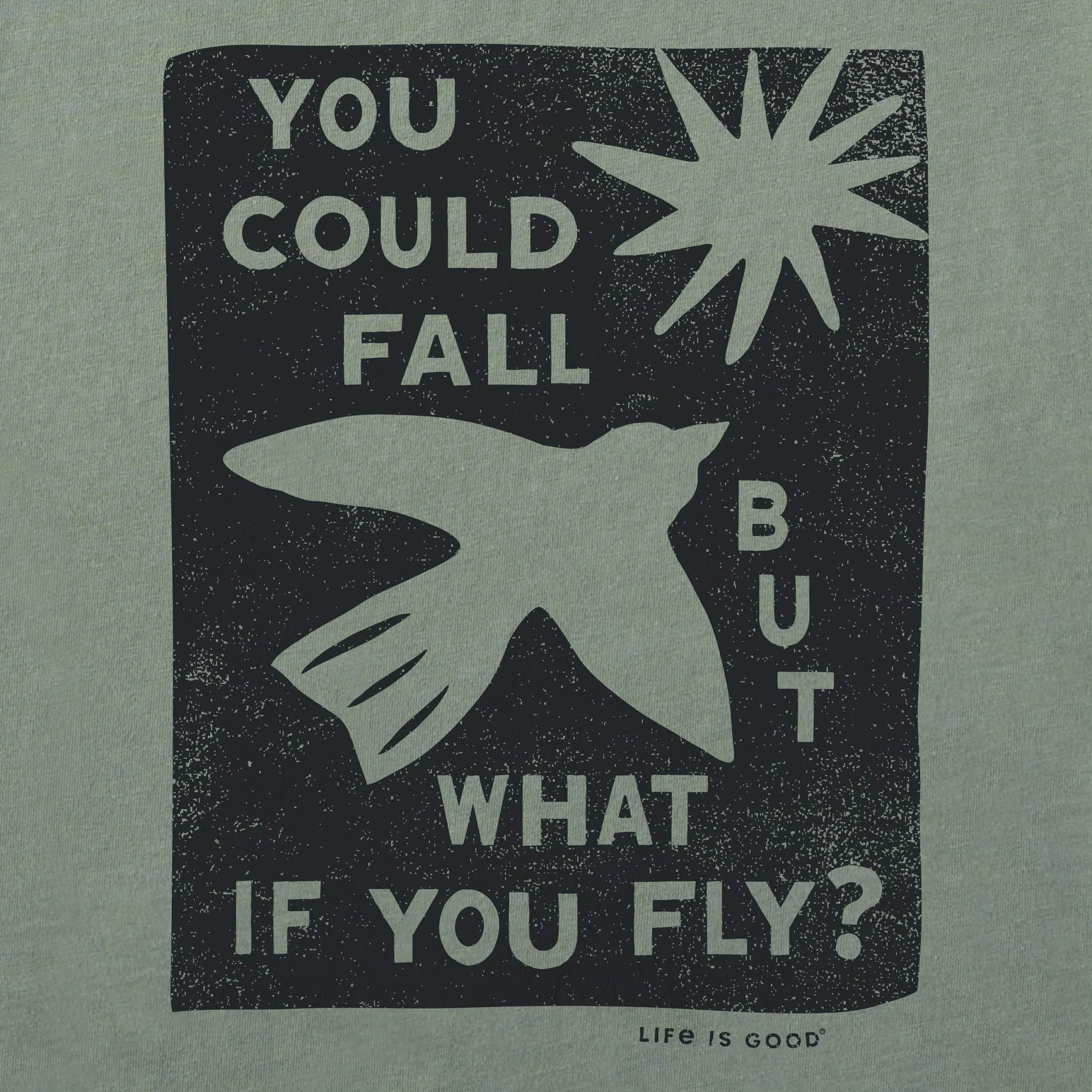 Women's But What if You Fly? Crusher-LITE Shrunken Tee Life is Good