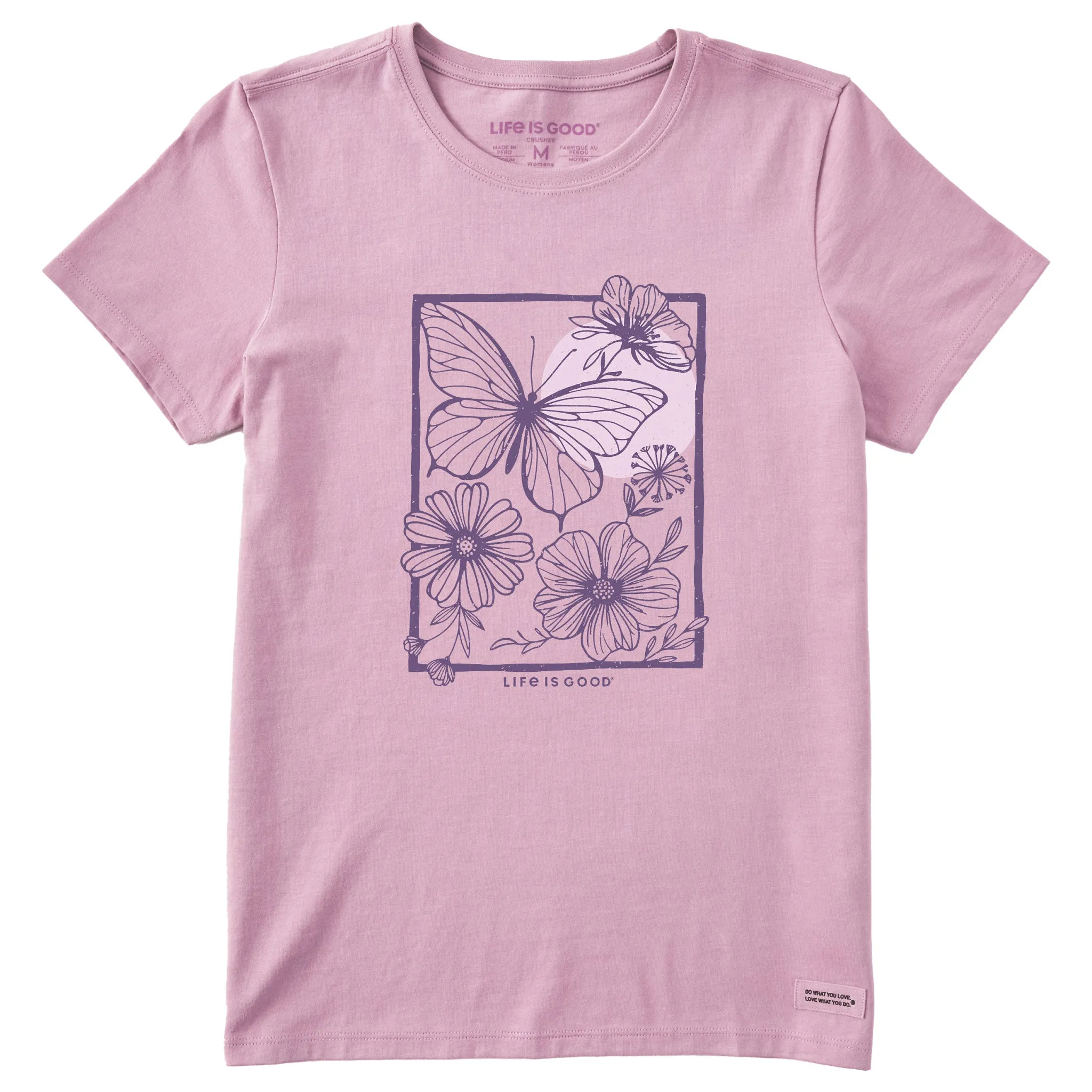 Women's Butterfly Medley Short Sleeve Tee Life is Good