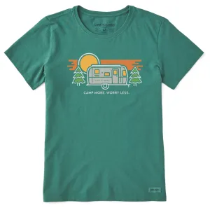 Women's Camp More Camper Short Sleeve Crusher Tee Life is Good