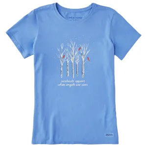 Women's Cardinals Appear Birch Trees Short Sleeve Crusher Tee Life is Good