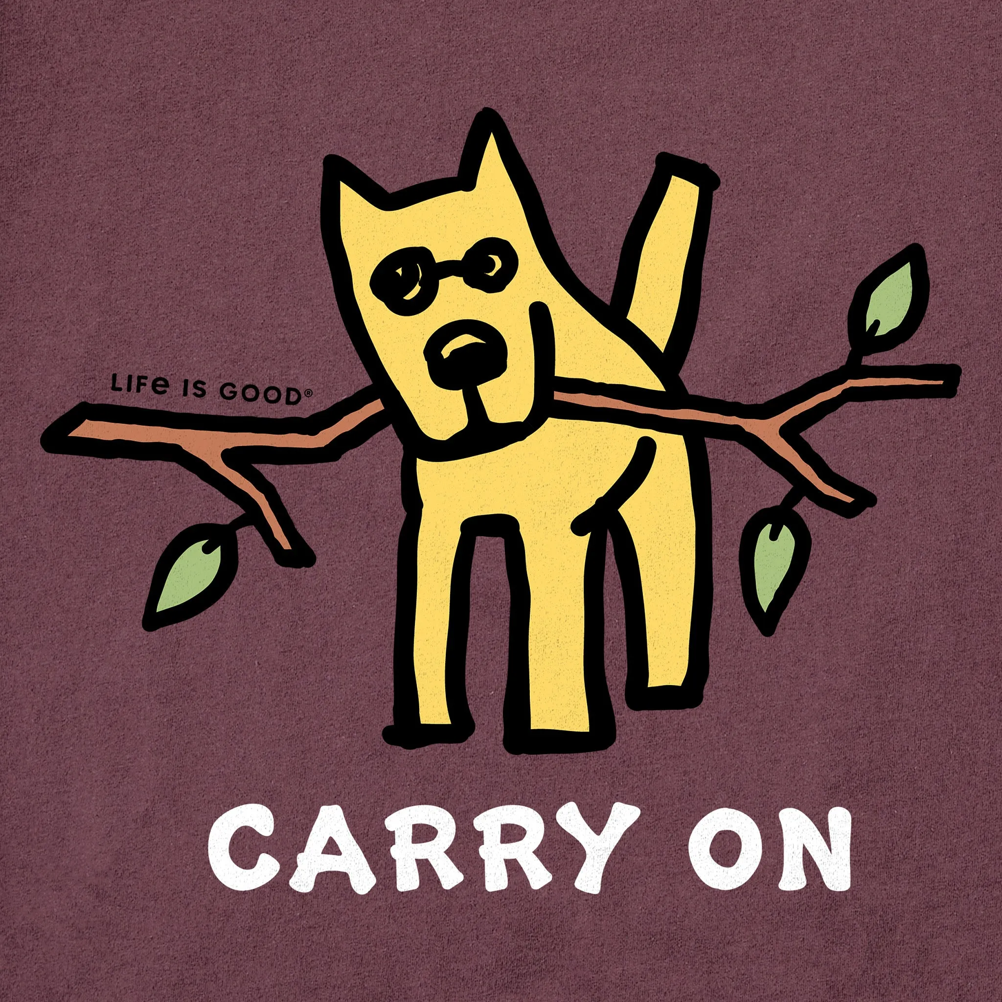 Women's Carry On Rocket Short Sleeve Crusher Tee Life is Good