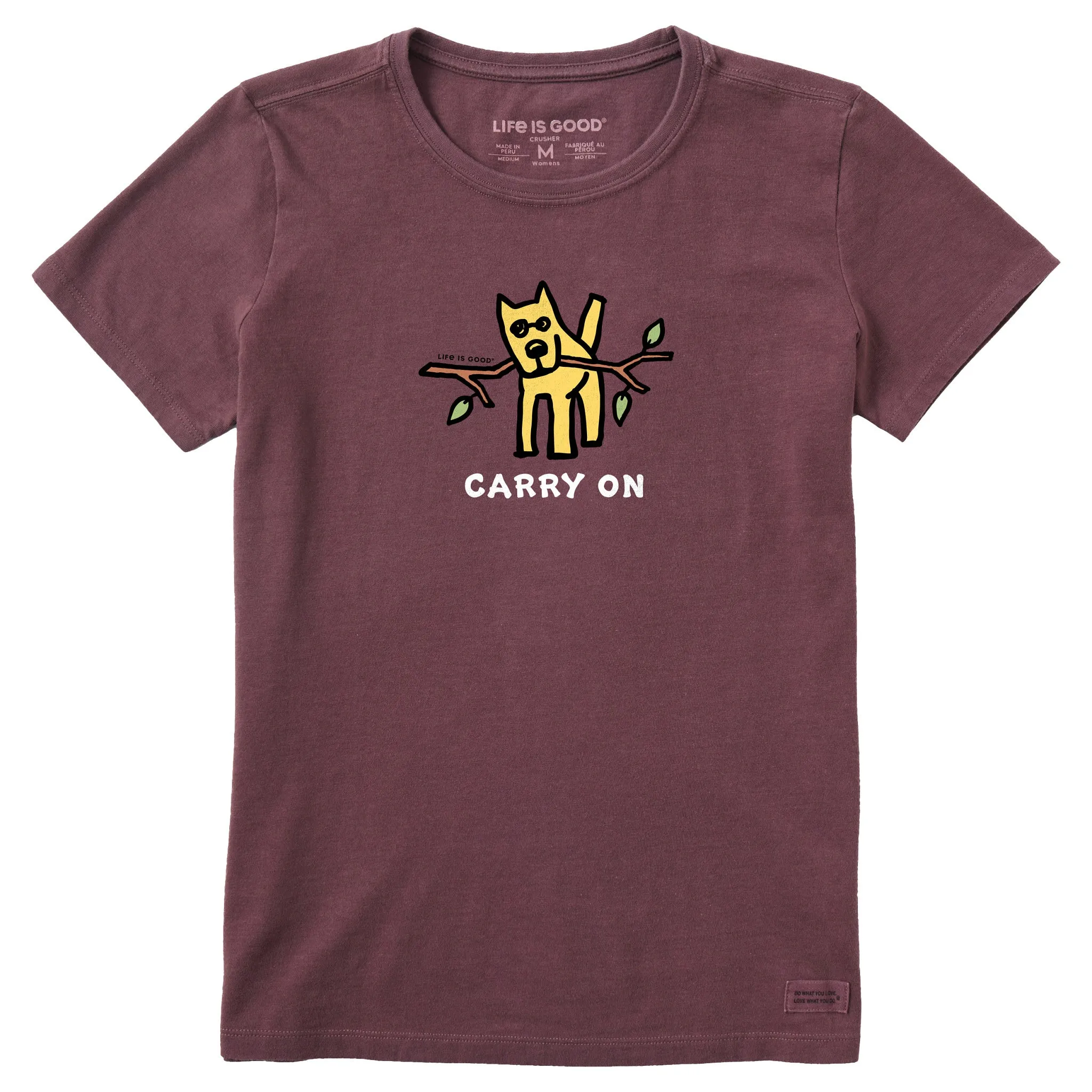 Women's Carry On Rocket Short Sleeve Crusher Tee Life is Good