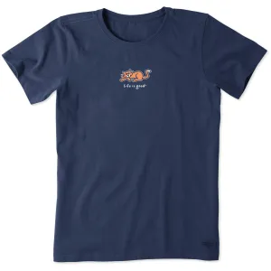 Women's Cat Short Sleeve Crusher Tee Life is Good