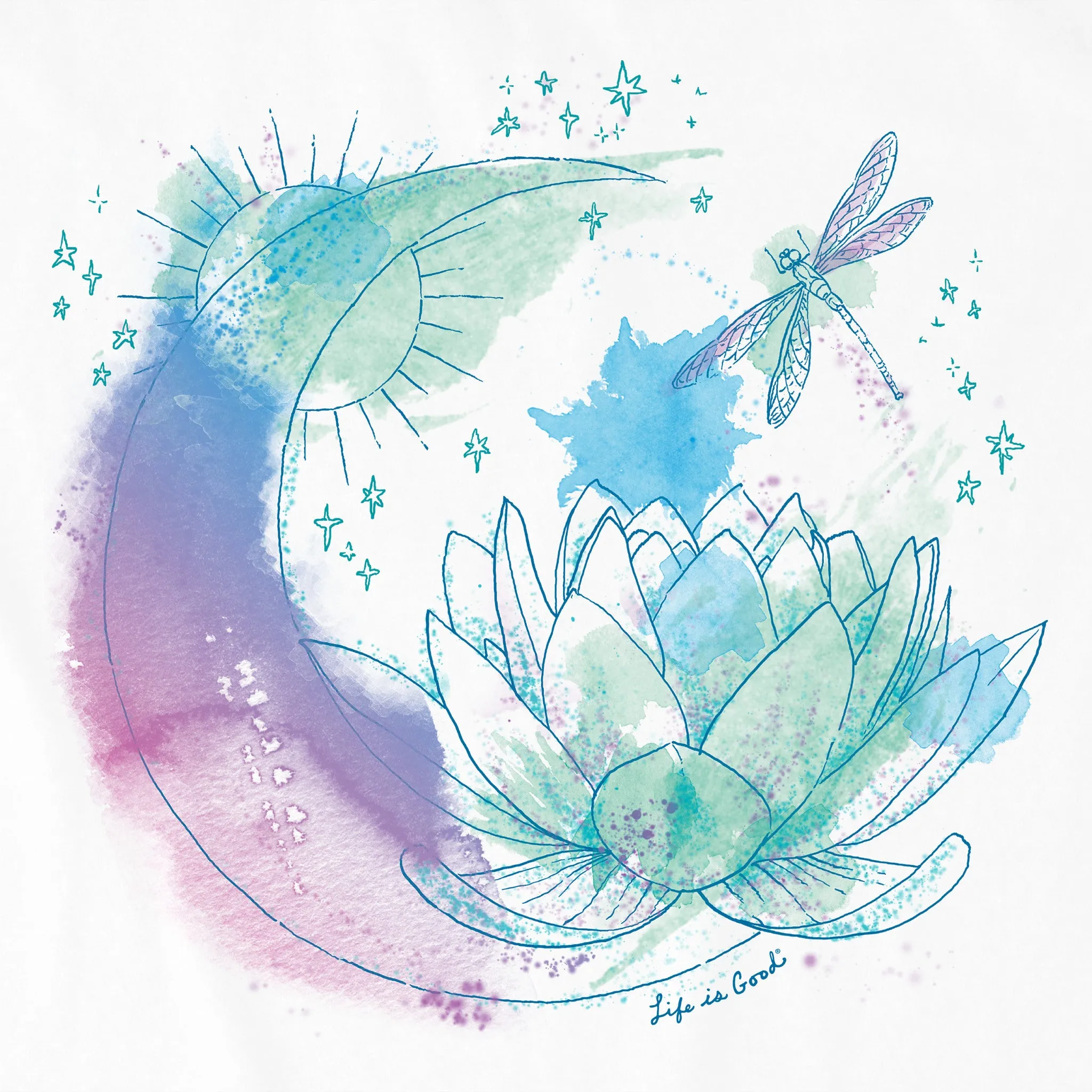 Women's Celestial Dragonfly Crusher Tank Life is Good
