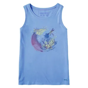 Women's Celestial Dragonfly Crusher Tank Life is Good