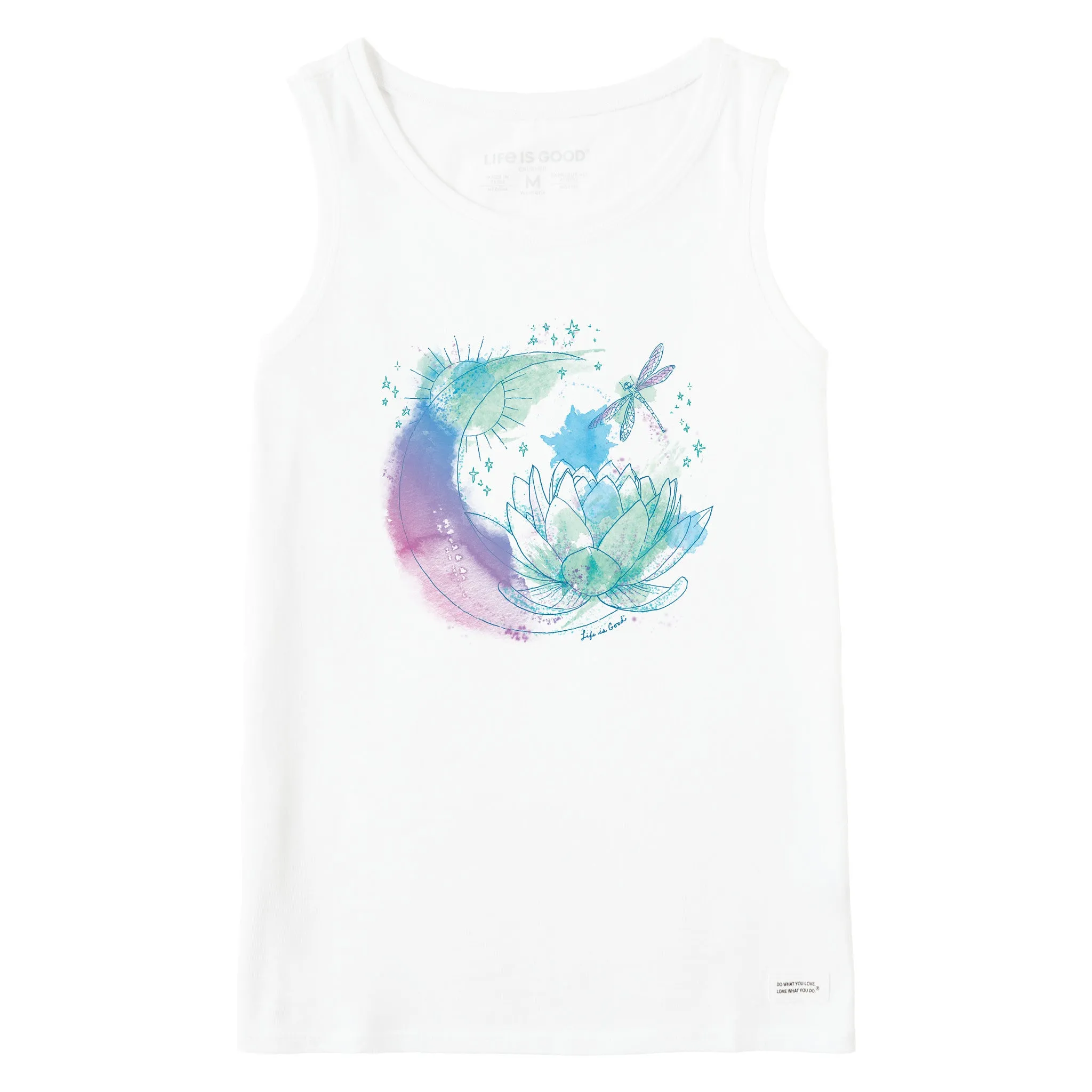 Women's Celestial Dragonfly Crusher Tank Life is Good