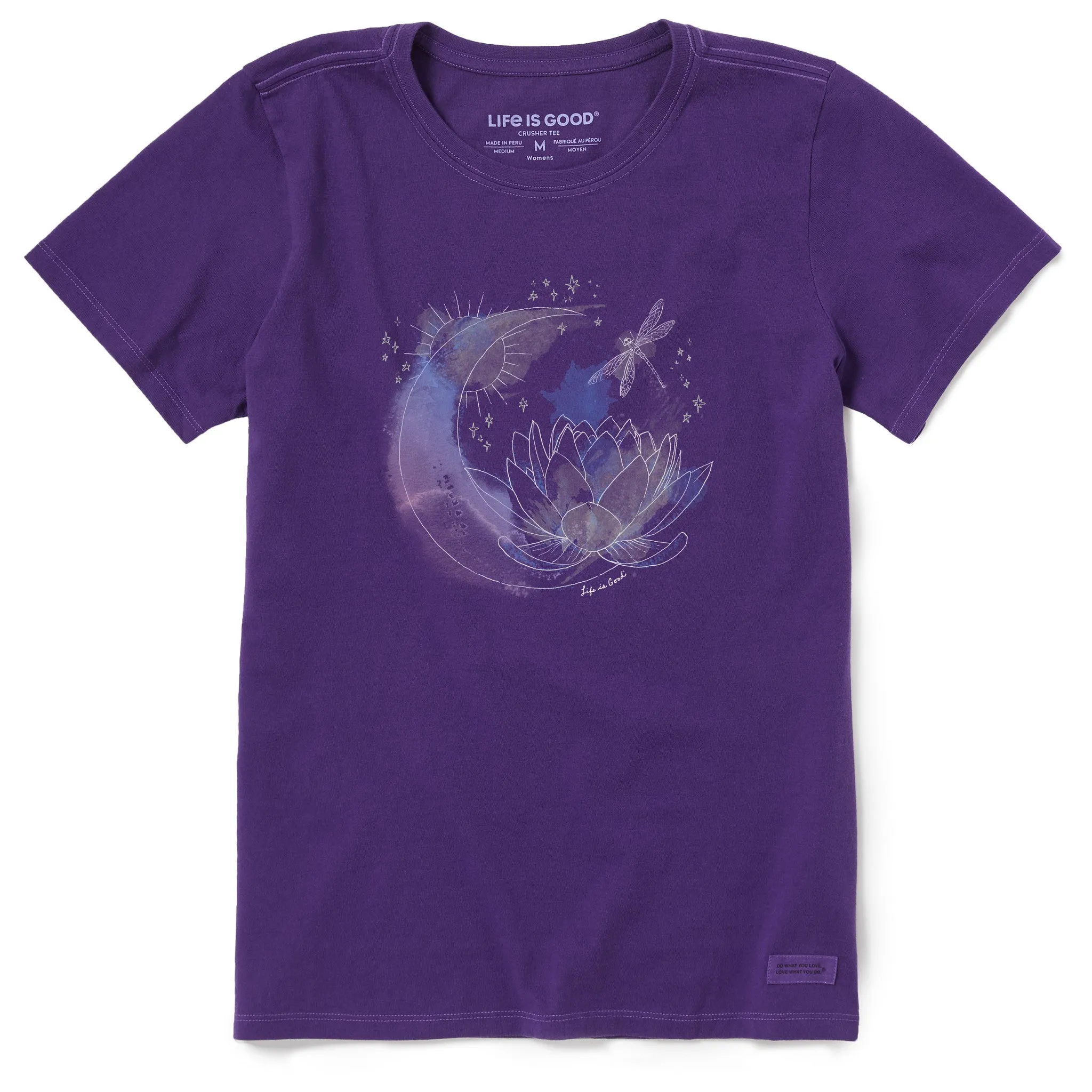 Women's Celestial Dragonfly Short Sleeve Tee Life is Good