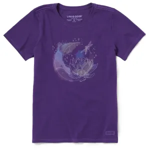 Women's Celestial Dragonfly Short Sleeve Tee Life is Good