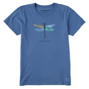 Women's Change Dragonfly Short Sleeve Crusher Tee Life is Good