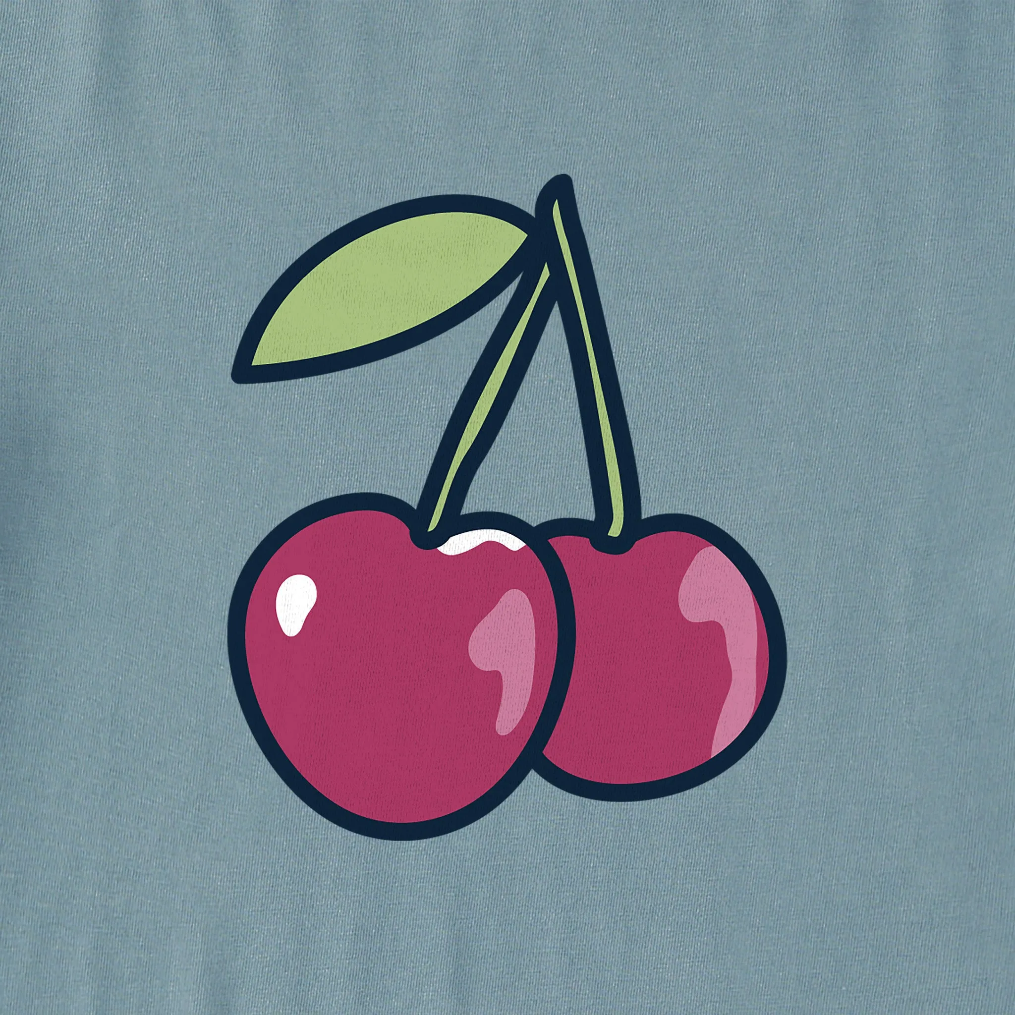 Women's Cherries Crusher Boxy Hoodie Life is Good