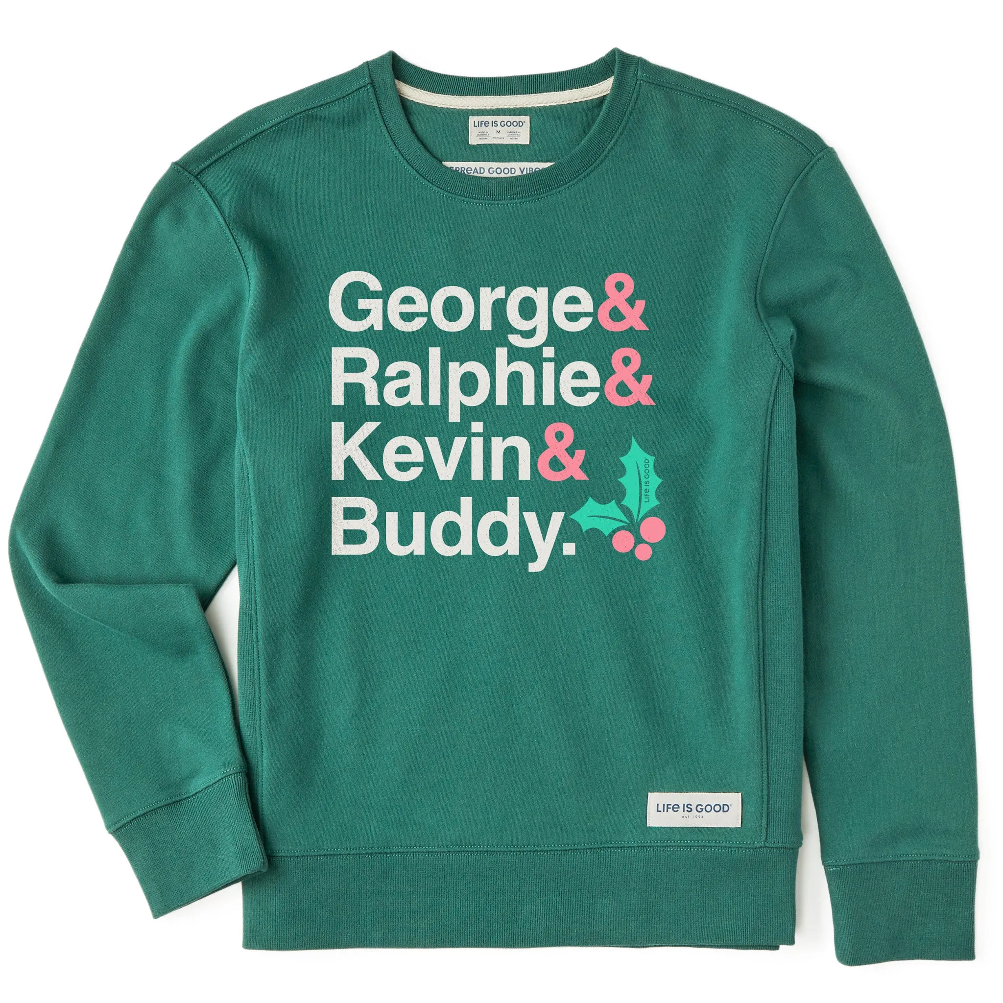 Women's Christmas Movie Legends Simply True Crew Life is Good