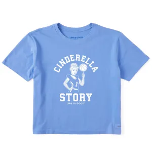 Women's Cinderella Story Short Sleeve Crusher Boxy Tee Life is Good