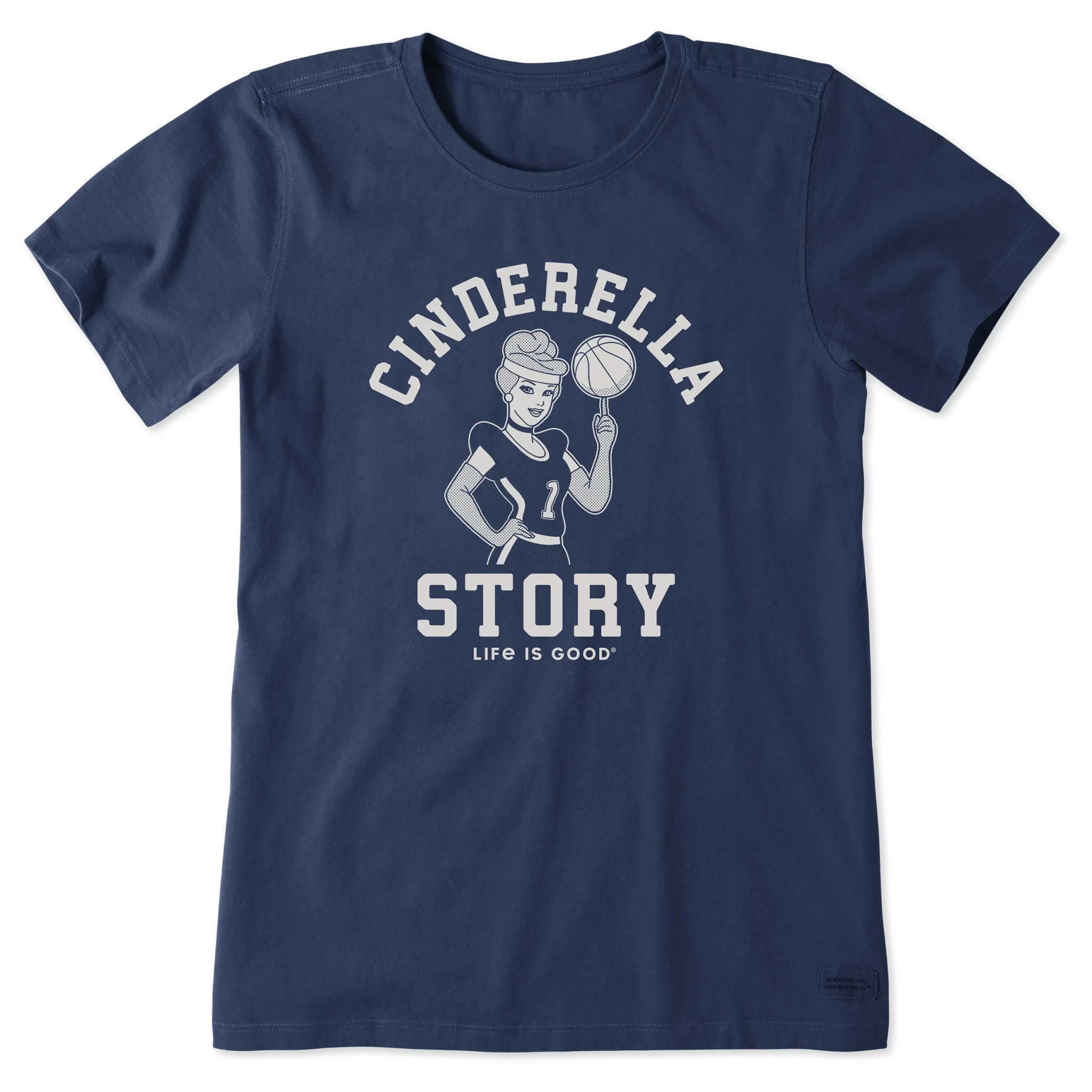 Women's Cinderella Story Short Sleeve Tee Life is Good