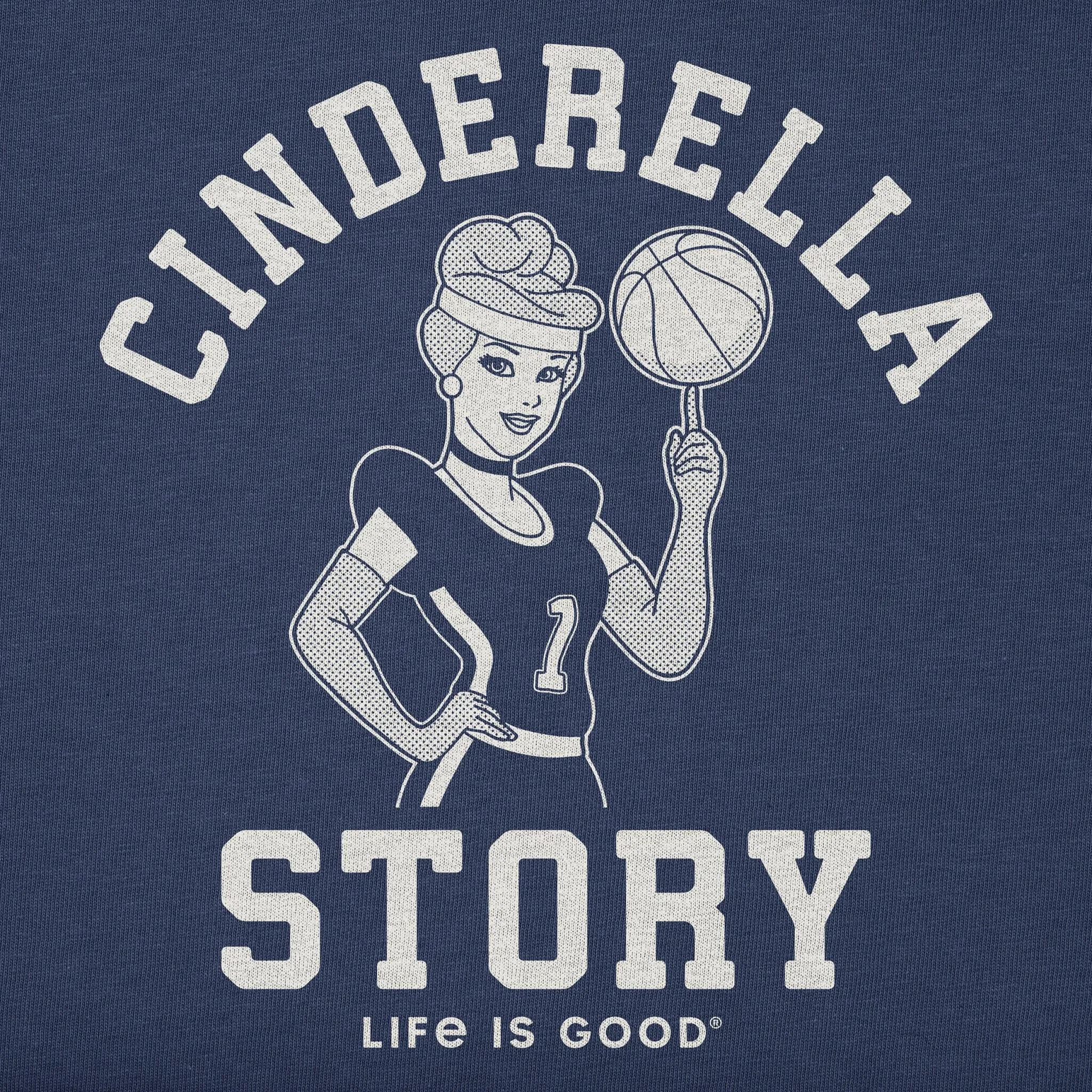 Women's Cinderella Story Short Sleeve Tee Life is Good