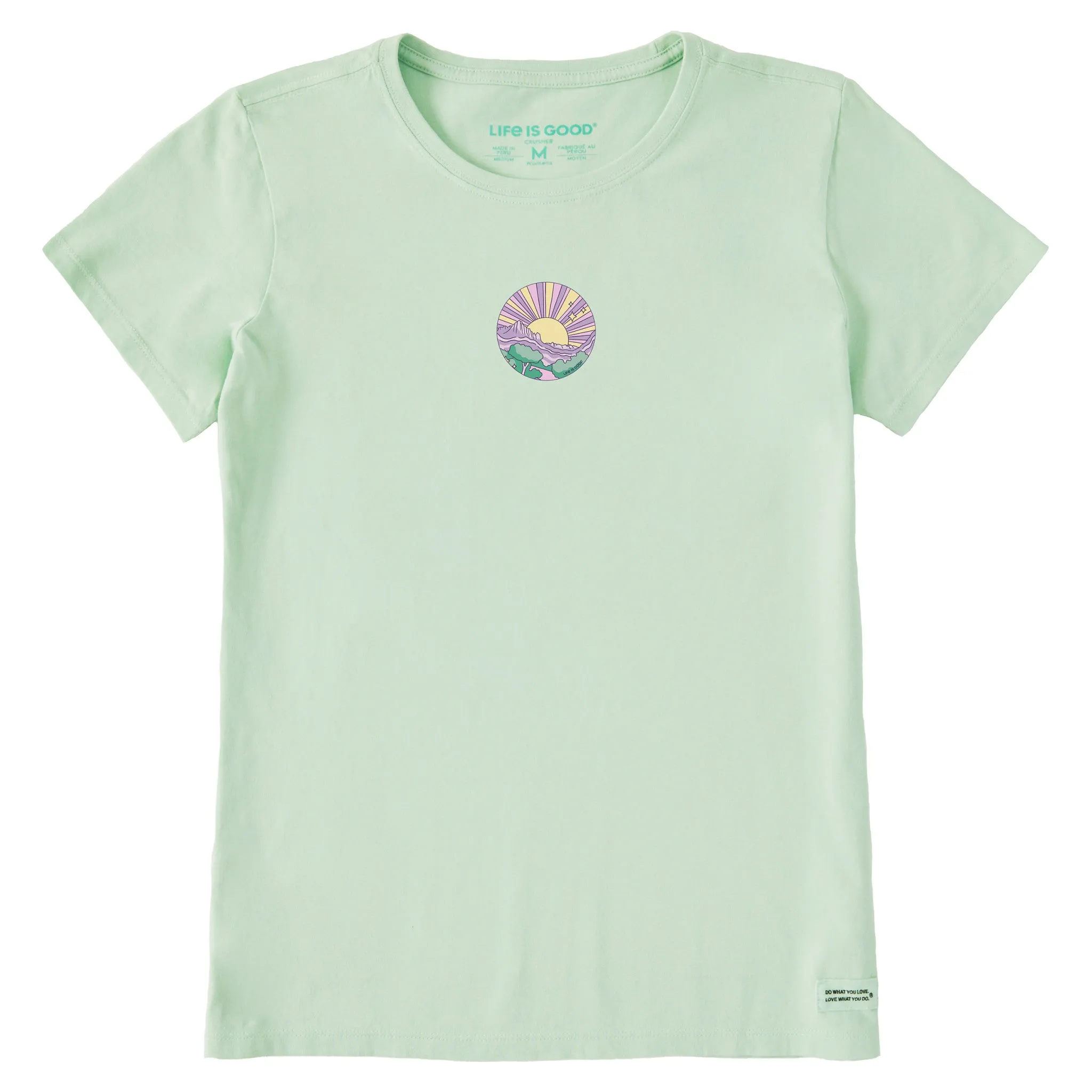 Women's Circle Canyon Scene Short Sleeve Crusher Tee Life is Good